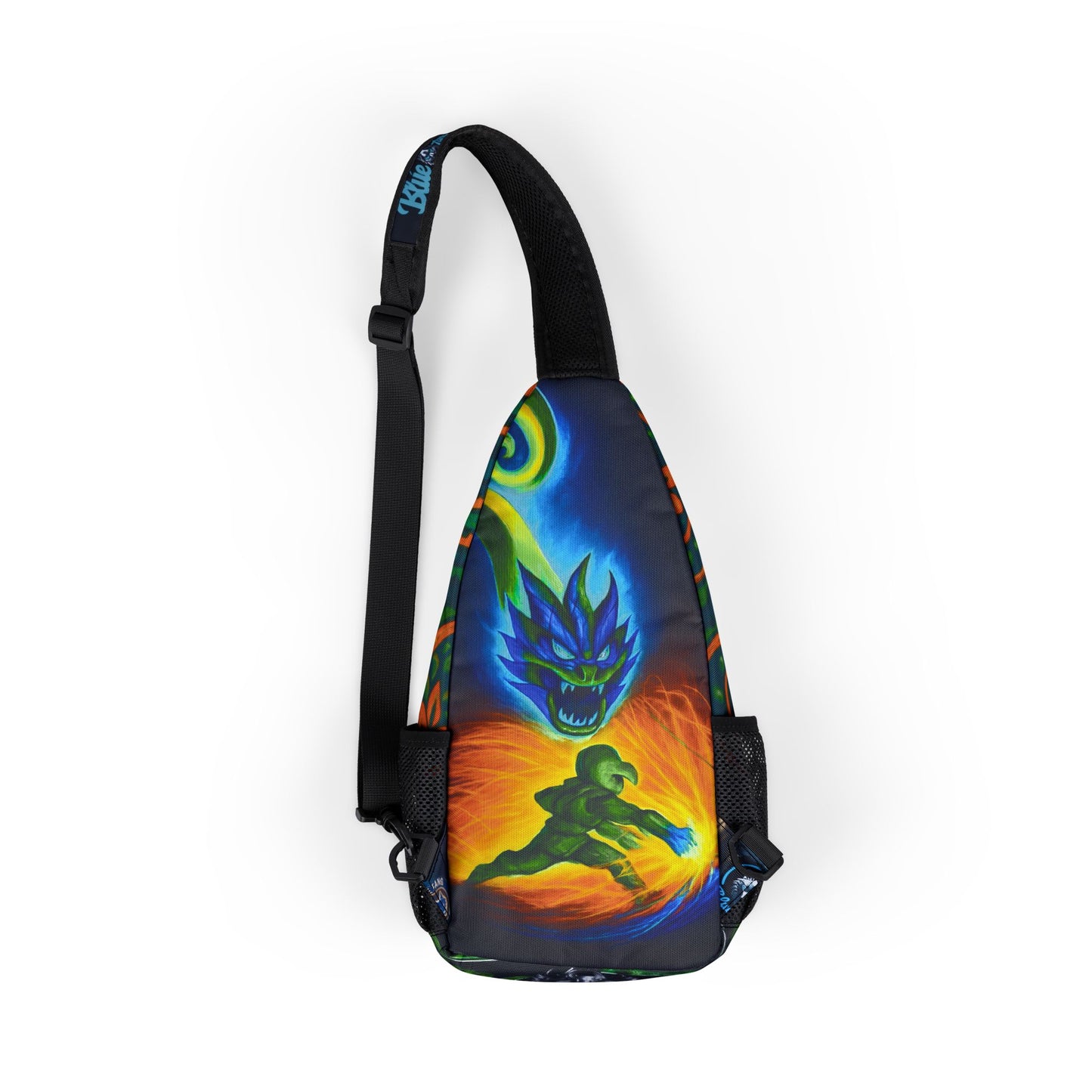 Vibrant Art Chest Bag for Adventures, Trendy Sling Bag, Sling Backpack for Festivals, Unique Gift for Art Lovers, Casual Everyday Use
