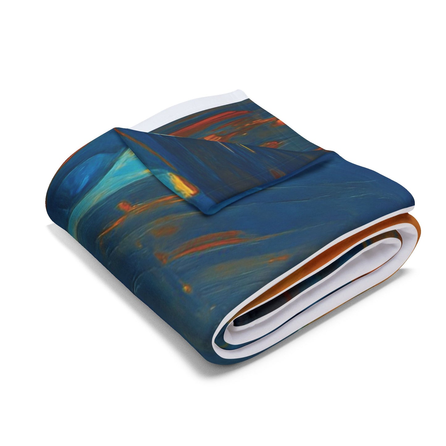 Vibrant Motorcycle Art Fleece Blanket | Cozy Gift for Bikers, Home Decor, Art Lovers | Stylish and Unique