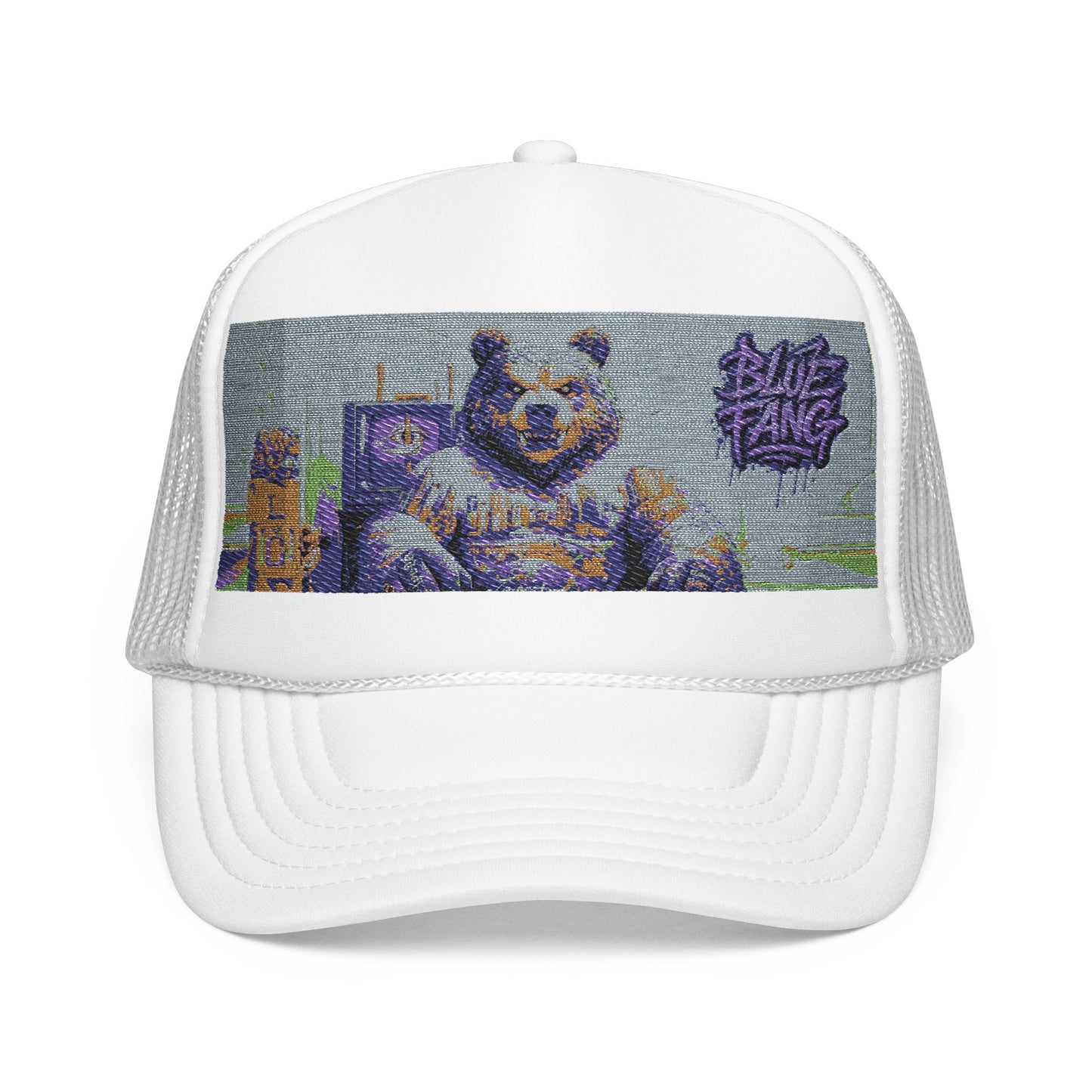 Trucker Hat, Edgy Hat for Festivals, Embroidered Foam Cap, Perfect Gift for Birthday, Halloween & Casual Wear