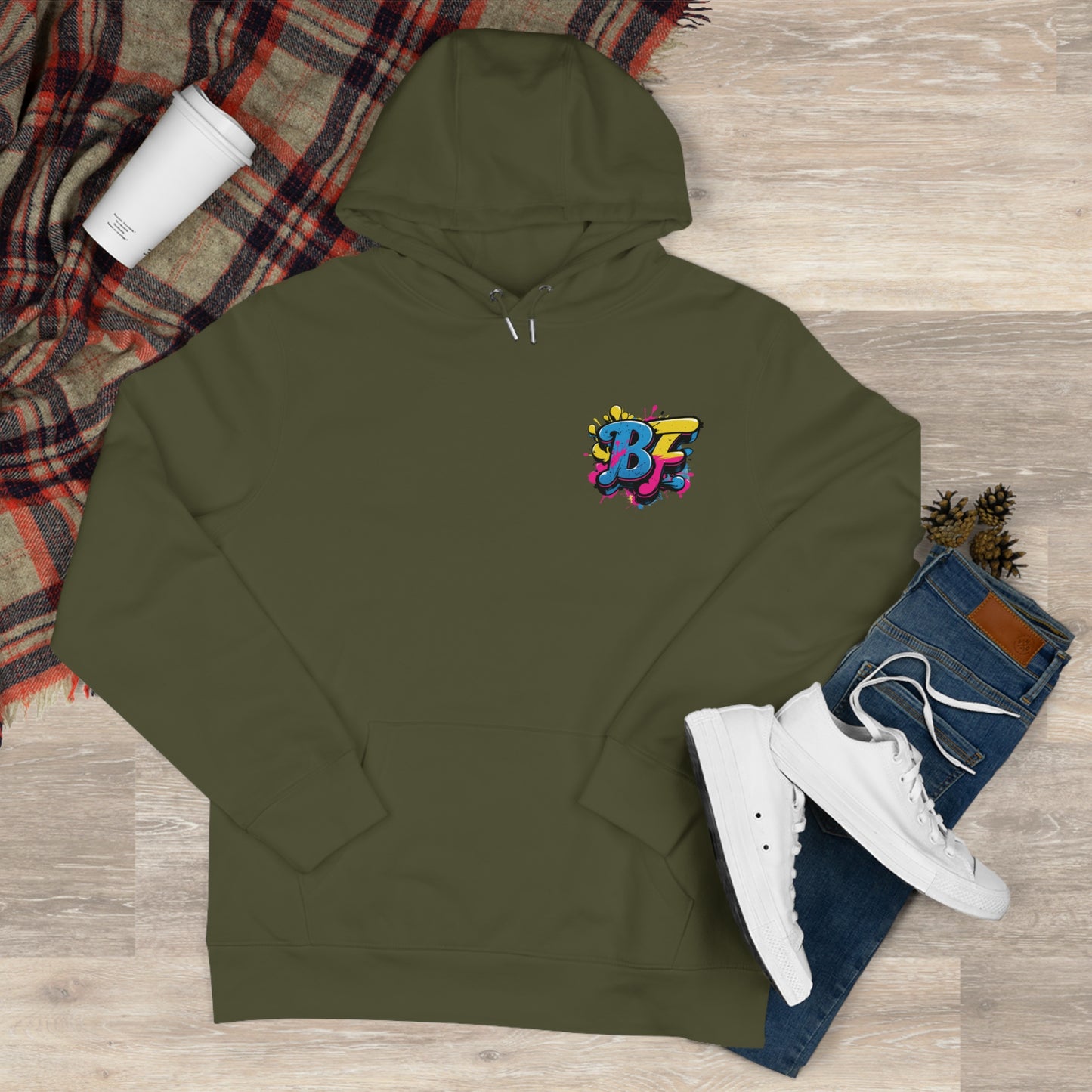 Vibrant Street Art Hooded Sweatshirt, Unisex Trendy Hoodie for Teens, Cool Graffiti Style, Stylish Casual Wear, Perfect Gift for Art Lovers