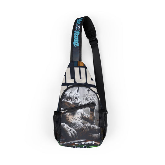 Chest Bag for Adventures, Trendy Sling Bag, Sling Backpack for Festivals, Unique Gift for Art Lovers, Casual Everyday Use
