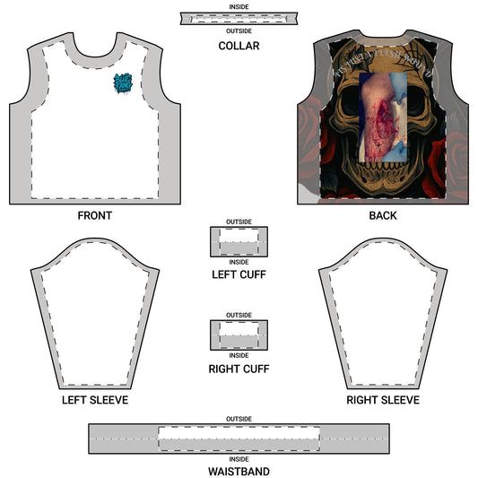 Horror Graphic Print - Perfect for Casual Wear, Gifts, Halloween, Cozy Vibes
