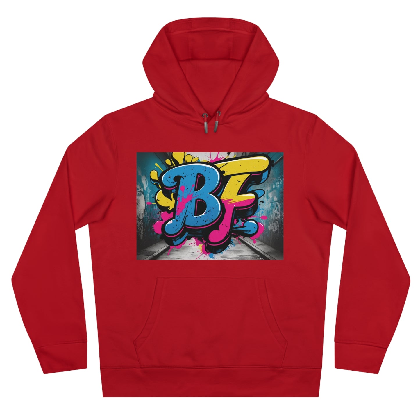 Vibrant Street Art Hooded Sweatshirt, Unisex Trendy Hoodie for Teens, Cool Graffiti Style, Stylish Casual Wear, Perfect Gift for Art Lovers