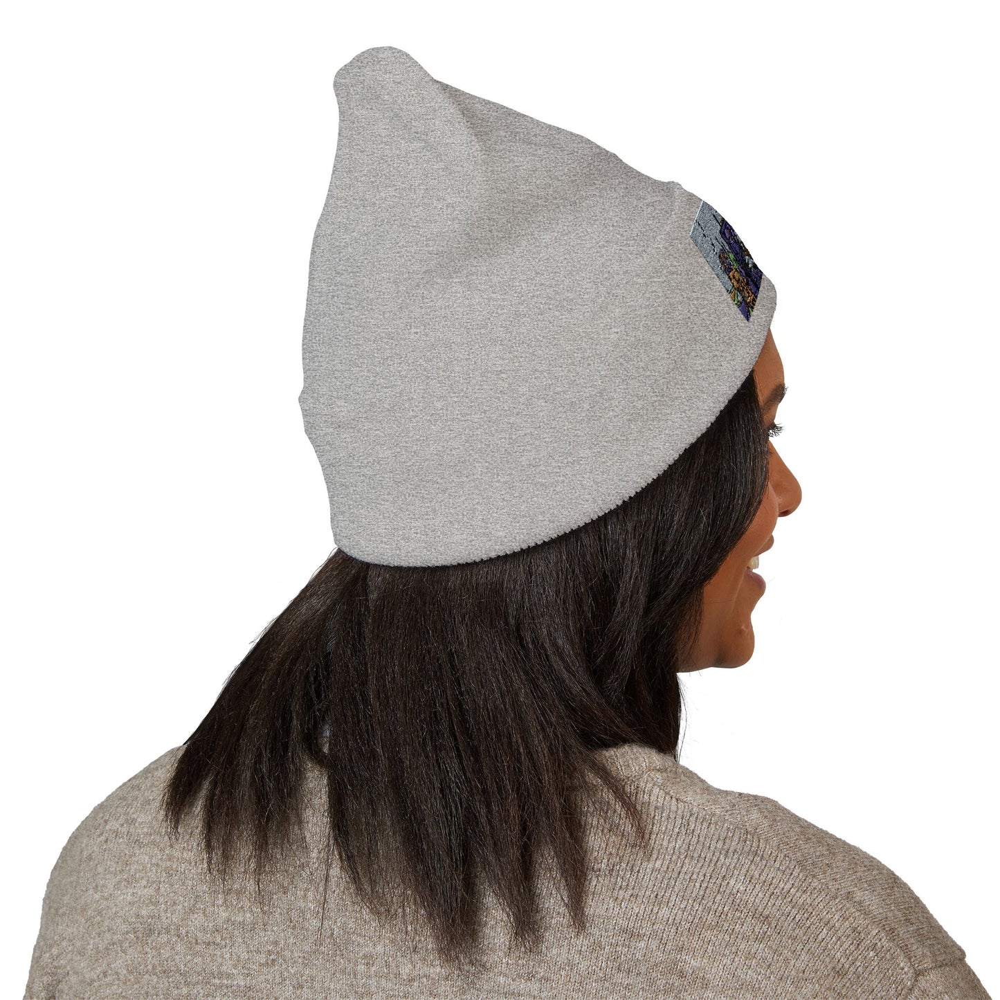 Cuffed Beanie | Embroidered Winter Hat for Fashion Lovers, Unique Gift for Him/Her, Holiday Accessory, Cozy Casual Style