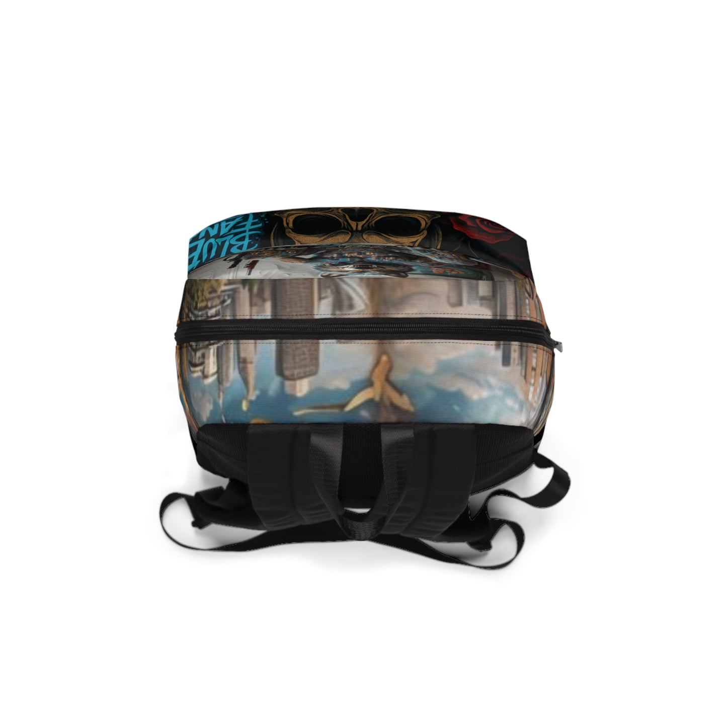 Edgy Art Backpack - Stylish Canvas Backpack for Students, Unique Rucksack, Cool Gift for Teens, Graffiti-Inspired School Bag