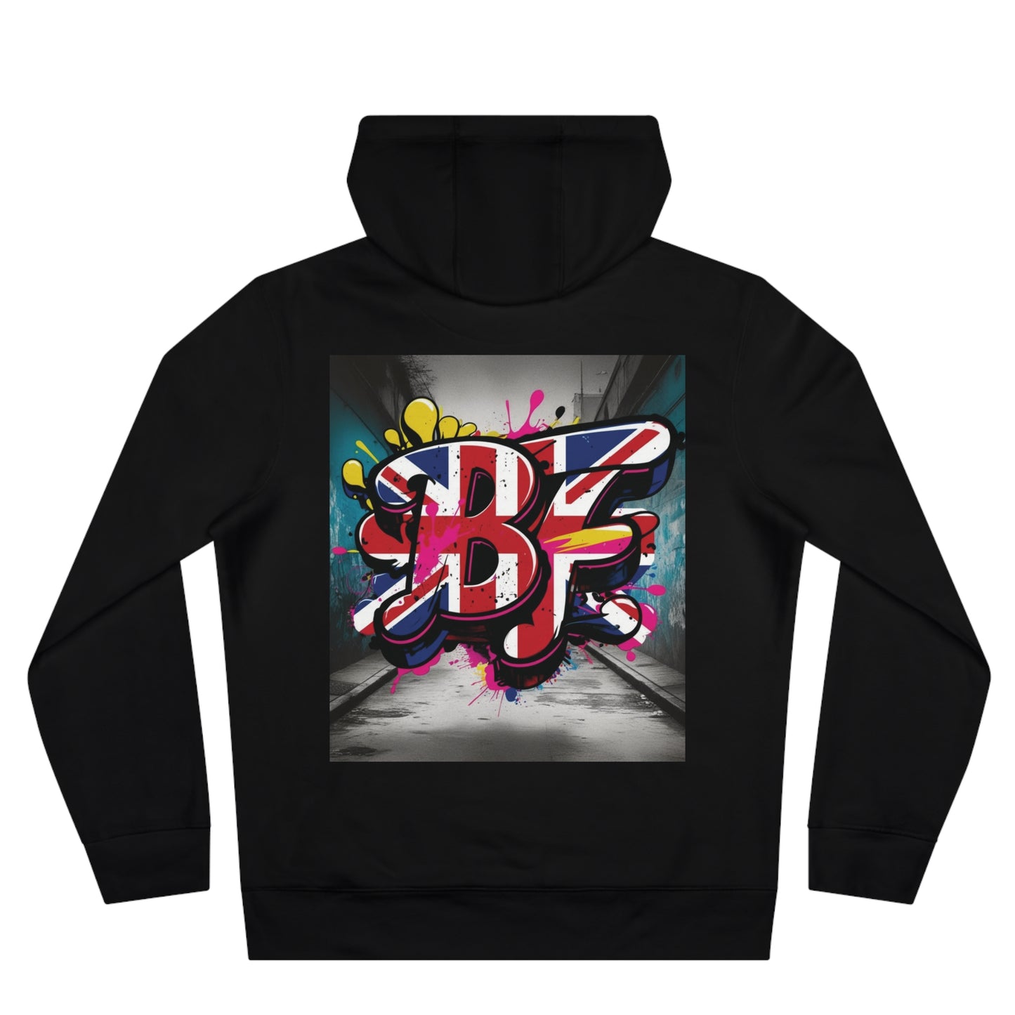 Vibrant Street Art Hooded Sweatshirt, Unisex Trendy Hoodie for Teens, Cool Graffiti Style, Stylish Casual Wear, Perfect Gift for Art Lovers