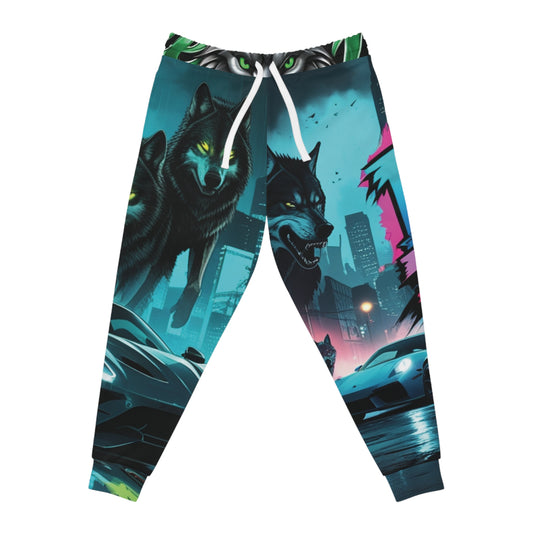 Wolf Fang Joggers - Streetwear Athletic Pants
