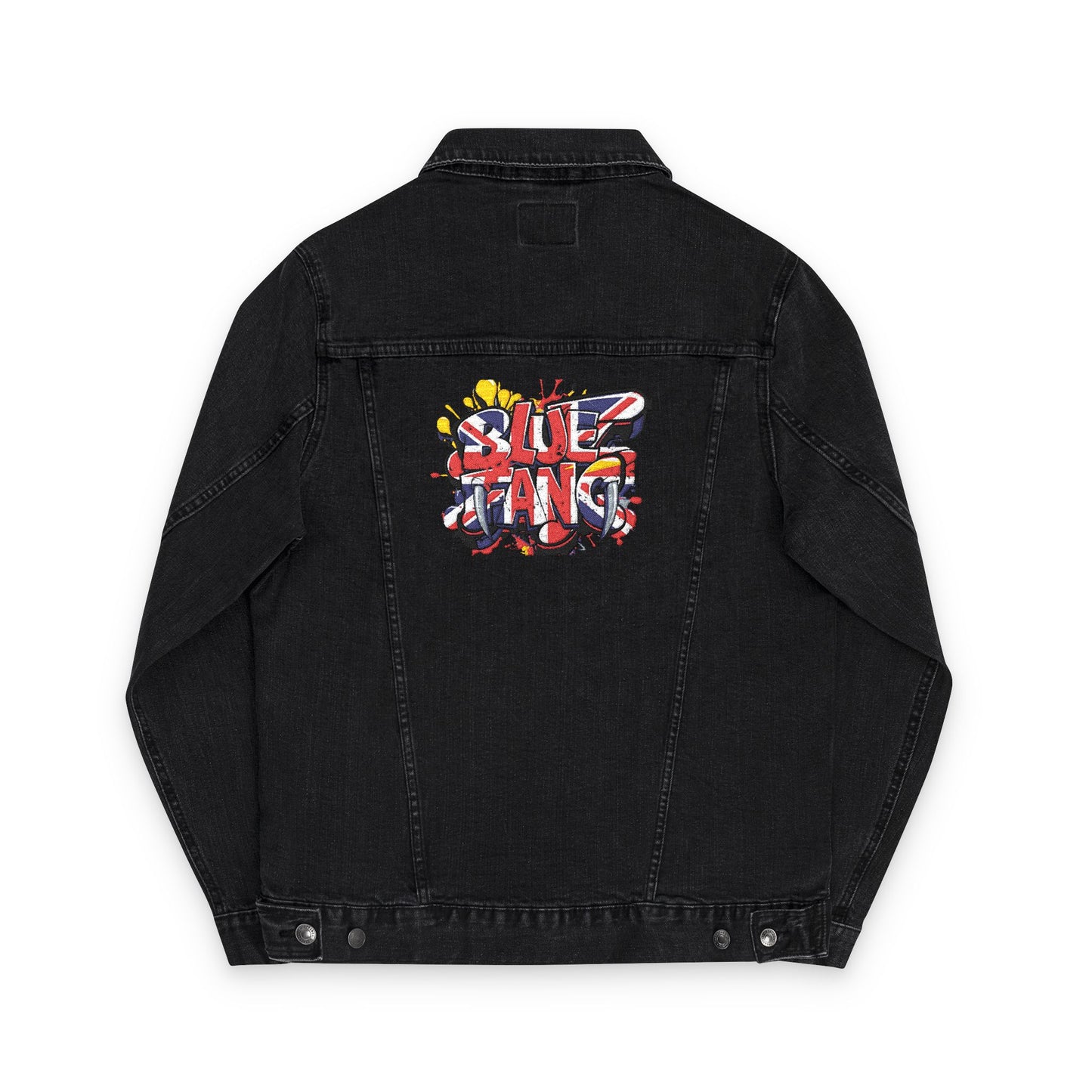Unisex Embroidered Denim Jacket - Trendy Outerwear for Casual Vibes, Street Style, Gift for Music Lovers, Summer Festivals, Everyday Wear