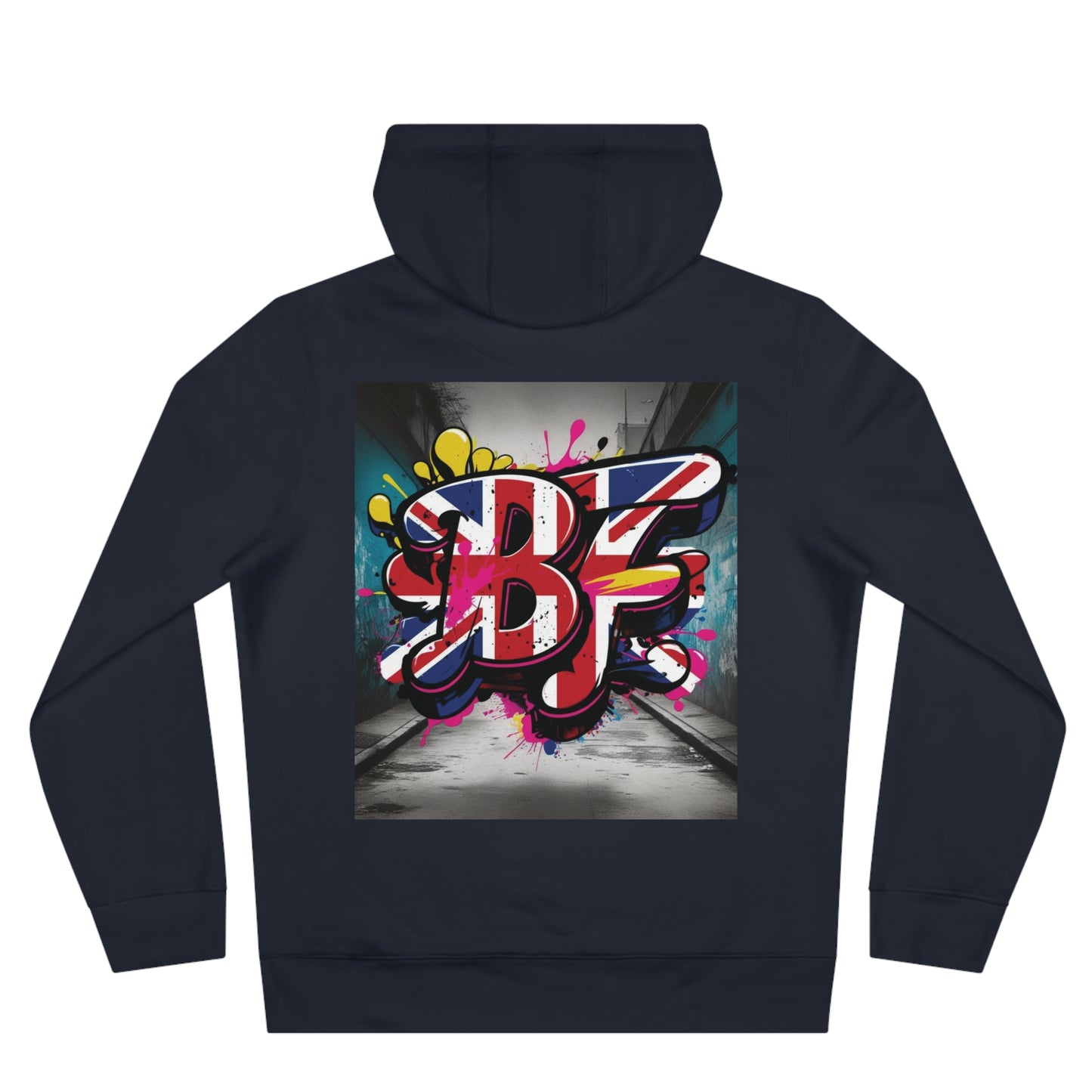 Vibrant Street Art Hooded Sweatshirt, Unisex Trendy Hoodie for Teens, Cool Graffiti Style, Stylish Casual Wear, Perfect Gift for Art Lovers