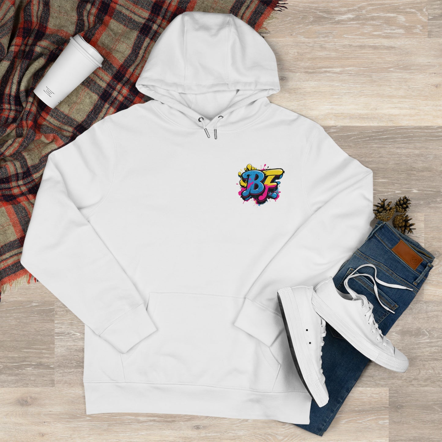 Vibrant Street Art Hooded Sweatshirt, Unisex Trendy Hoodie for Teens, Cool Graffiti Style, Stylish Casual Wear, Perfect Gift for Art Lovers