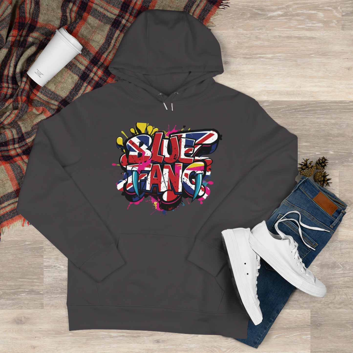 Vibrant Street Art Hooded Sweatshirt, Unisex Trendy Hoodie for Teens, Cool Graffiti Style, Stylish Casual Wear, Perfect Gift for Art Lovers