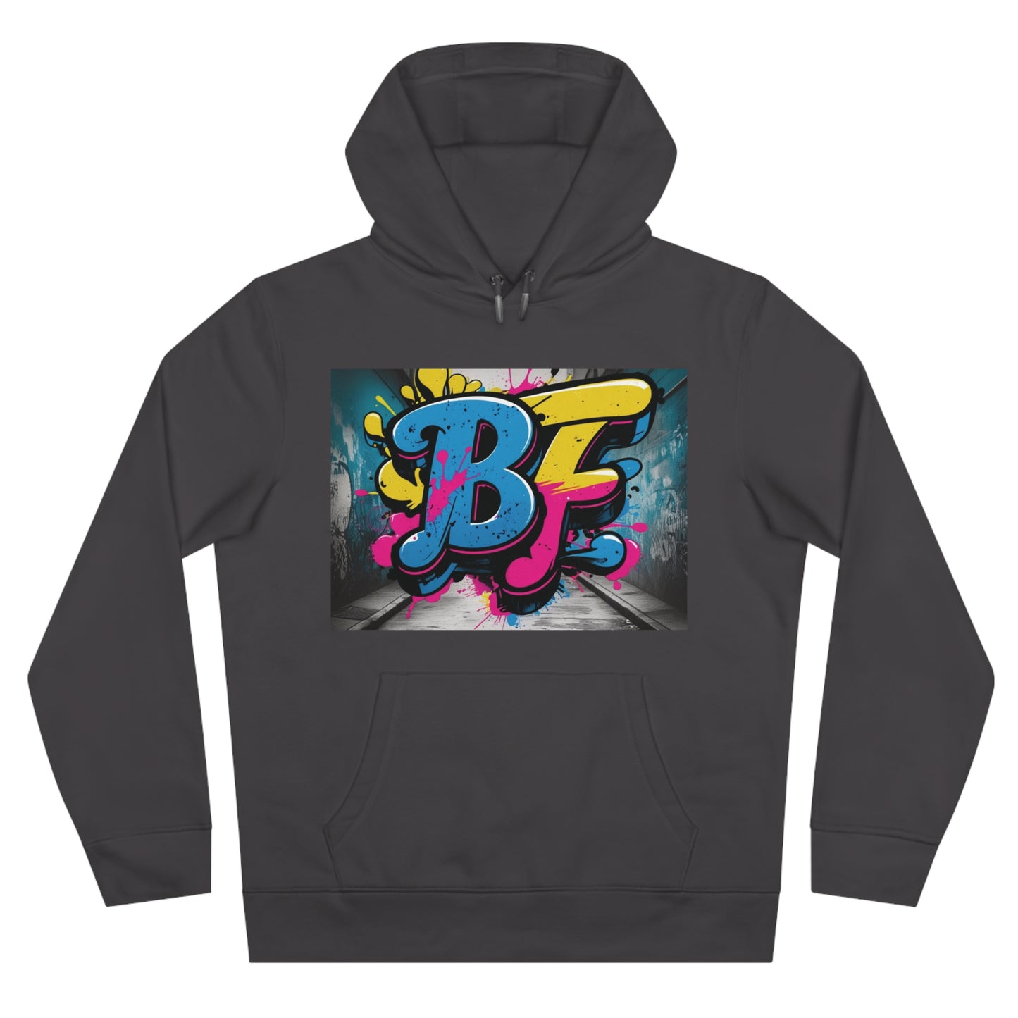Vibrant Street Art Hooded Sweatshirt, Unisex Trendy Hoodie for Teens, Cool Graffiti Style, Stylish Casual Wear, Perfect Gift for Art Lovers