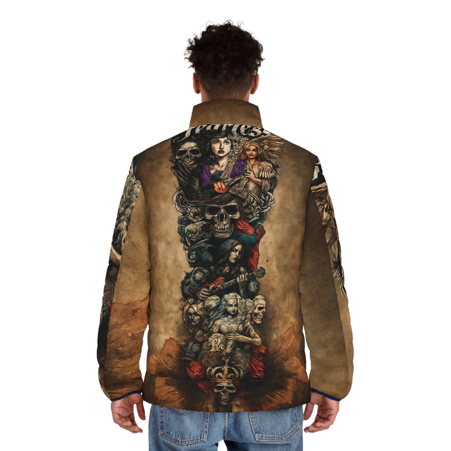 Men's Puffer Jacket (AOP)