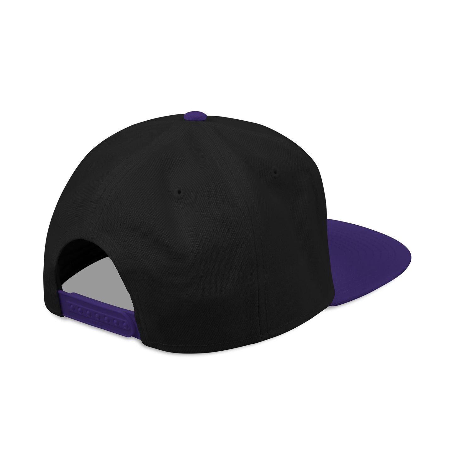Snapback Cap Embroidered with Edgy Bear Design