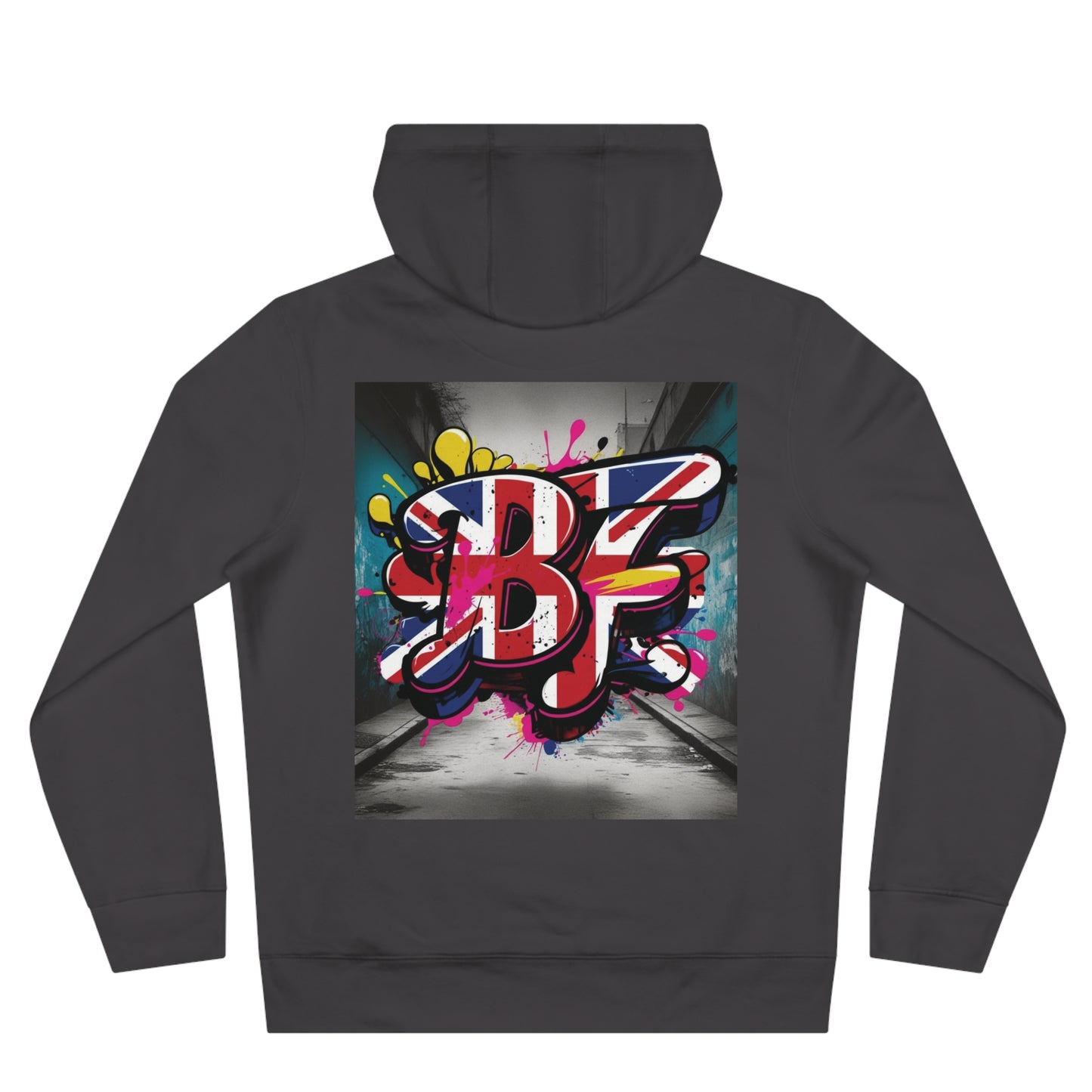 Vibrant Street Art Hooded Sweatshirt, Unisex Trendy Hoodie for Teens, Cool Graffiti Style, Stylish Casual Wear, Perfect Gift for Art Lovers