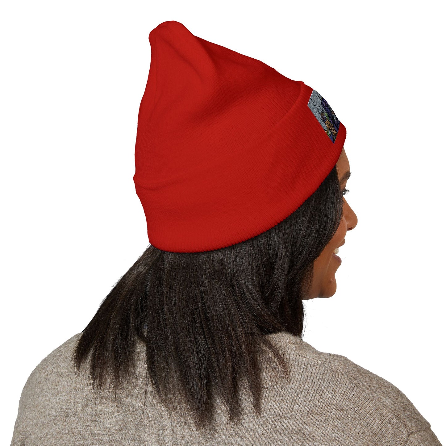 Cuffed Beanie | Embroidered Winter Hat for Fashion Lovers, Unique Gift for Him/Her, Holiday Accessory, Cozy Casual Style