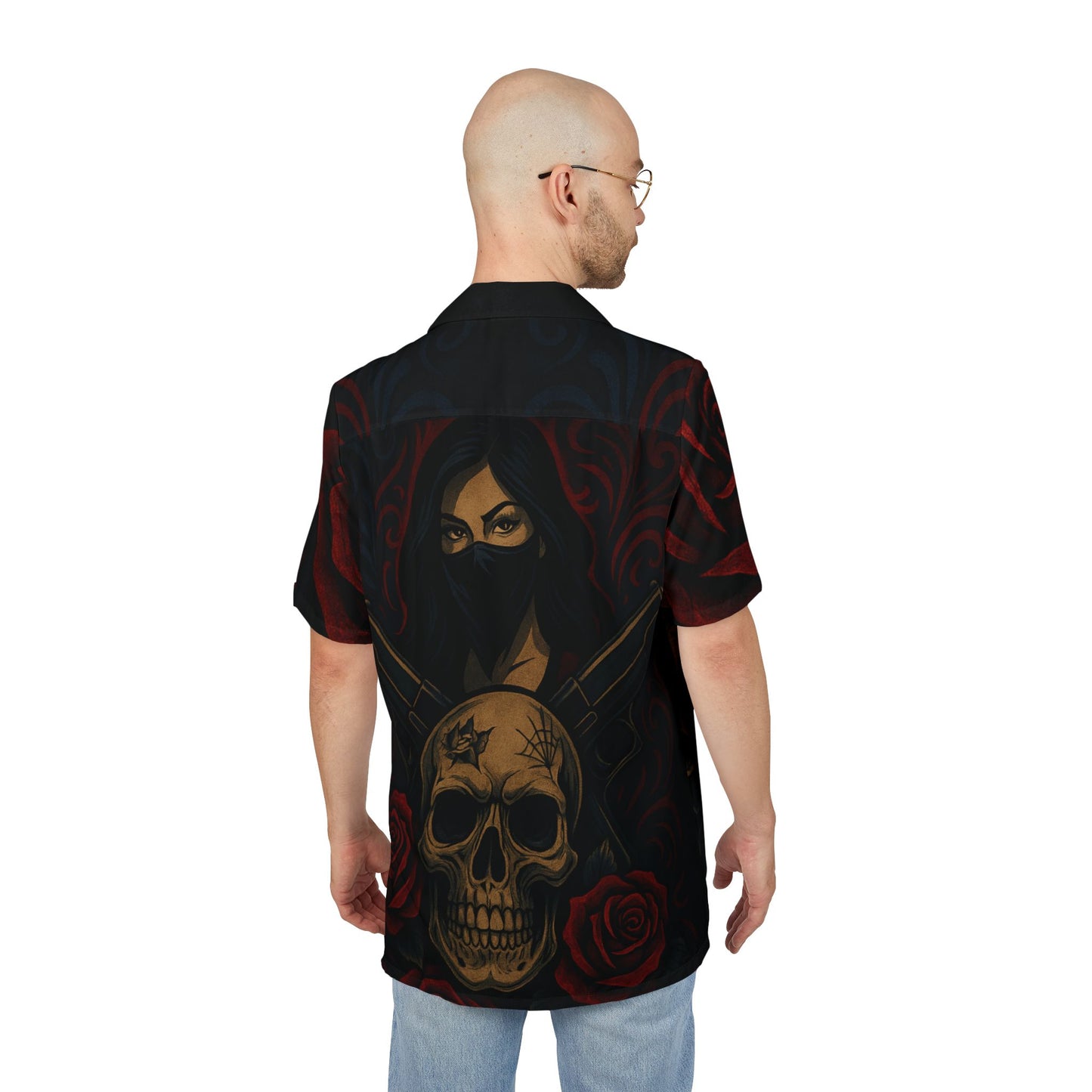 Unisex Hawaiian Button-Down Shirt (AOP)