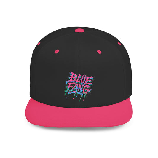 Retro-Inspired Flat Bill Snapback Cap, Hip-Hop Style Hat, Streetwear Accessory, Urban Fashion, Gift for Trendsetters