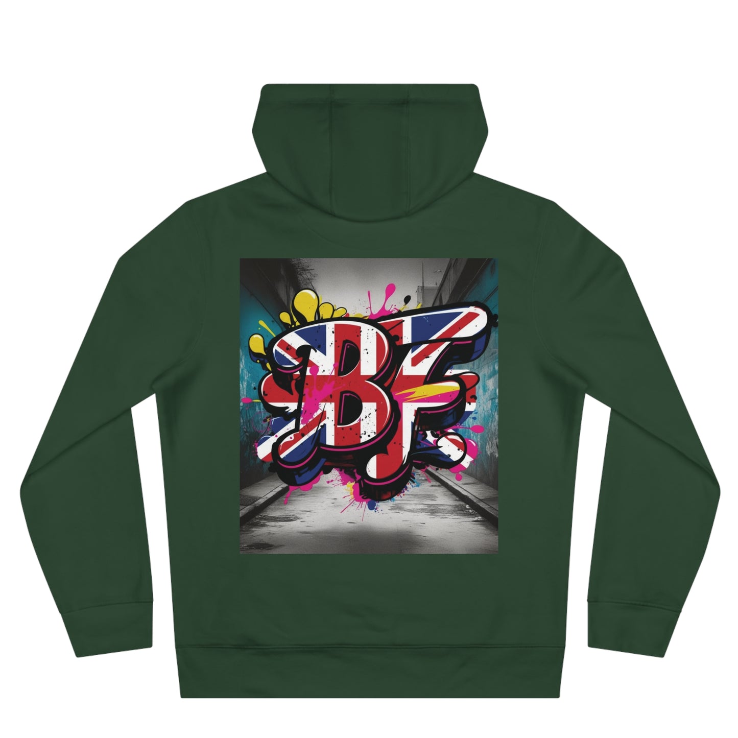Vibrant Street Art Hooded Sweatshirt, Unisex Trendy Hoodie for Teens, Cool Graffiti Style, Stylish Casual Wear, Perfect Gift for Art Lovers
