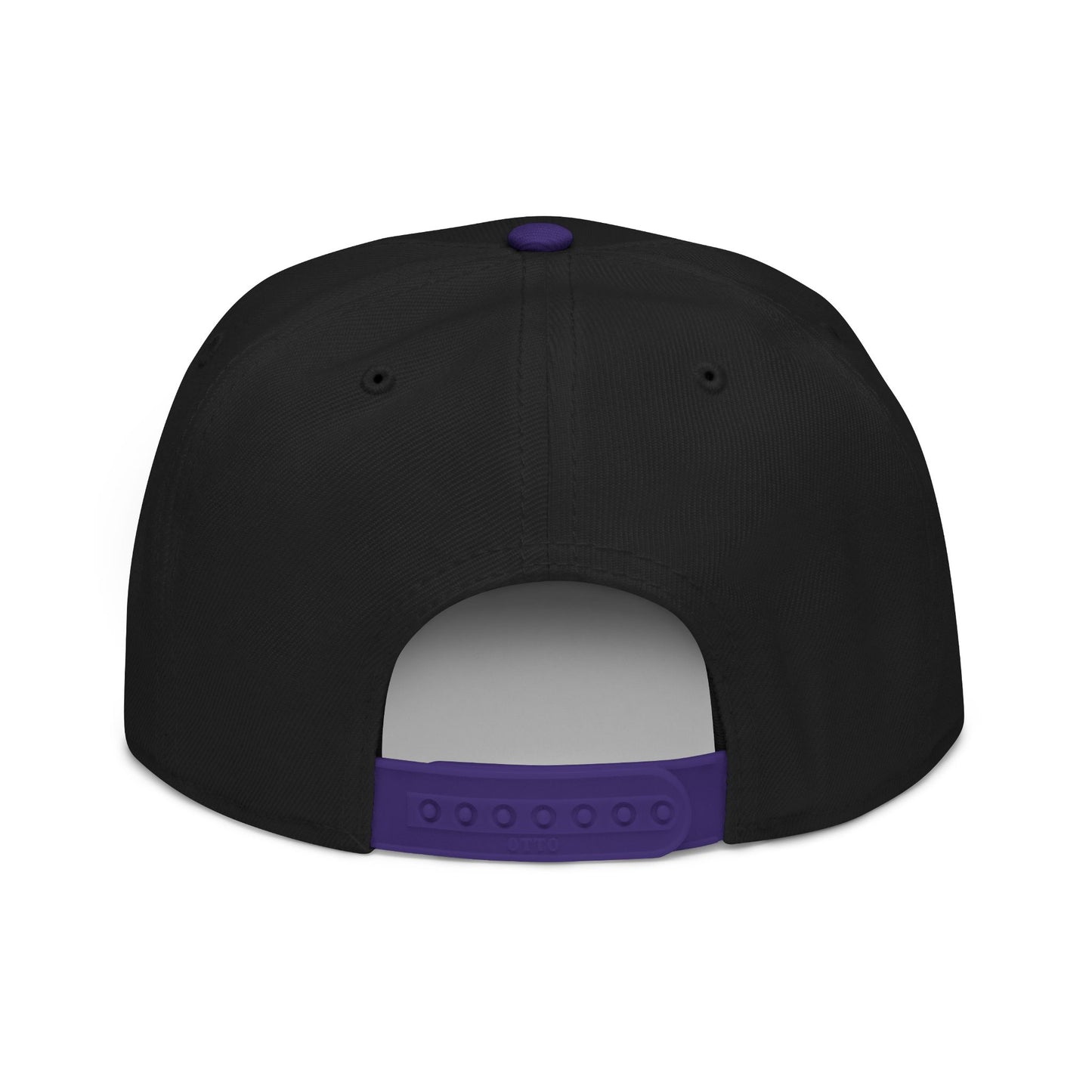 Snapback Hat - Skull Rose Gothic Old School Embroidery Design