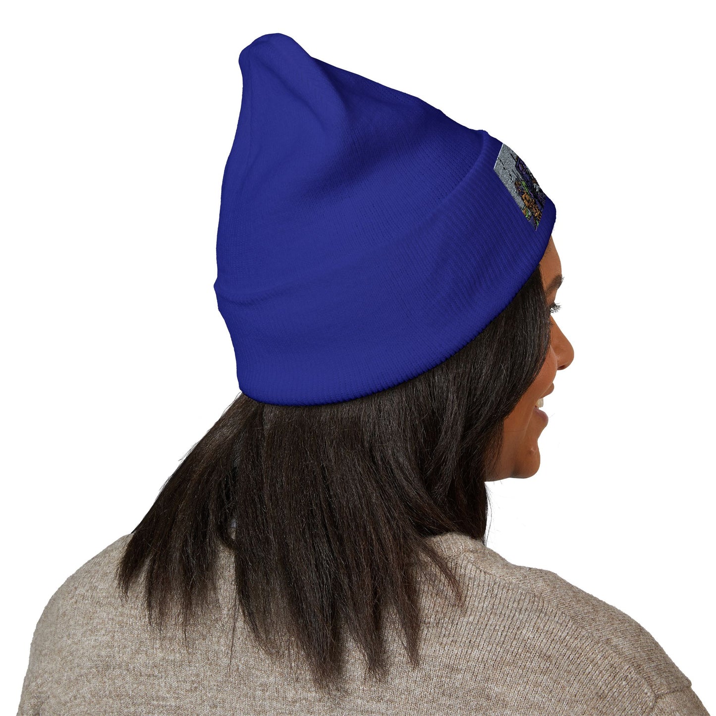 Cuffed Beanie | Embroidered Winter Hat for Fashion Lovers, Unique Gift for Him/Her, Holiday Accessory, Cozy Casual Style