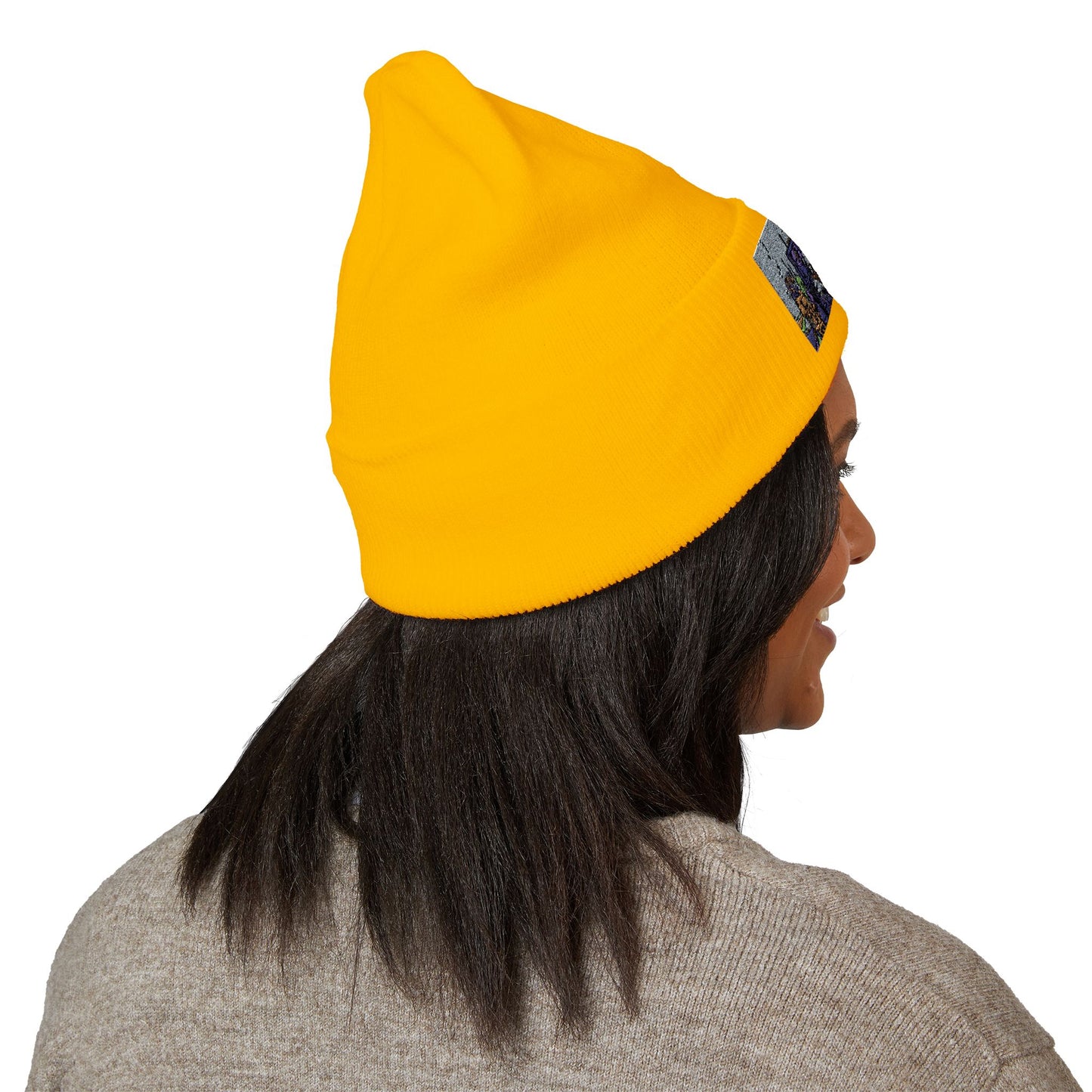 Cuffed Beanie | Embroidered Winter Hat for Fashion Lovers, Unique Gift for Him/Her, Holiday Accessory, Cozy Casual Style