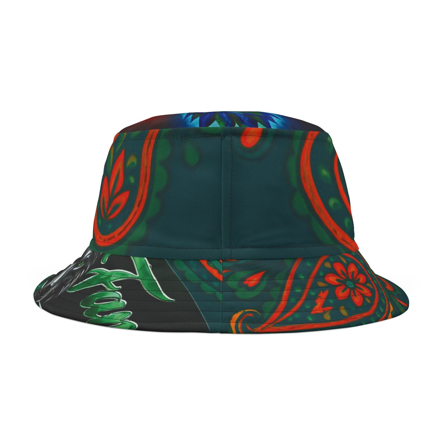 Vibrant Artistic Bucket Hat, Unisex Trendy Sun Hat, Festival Fashion Accessory, Boho Style Summer Hat, Unique Gift Idea