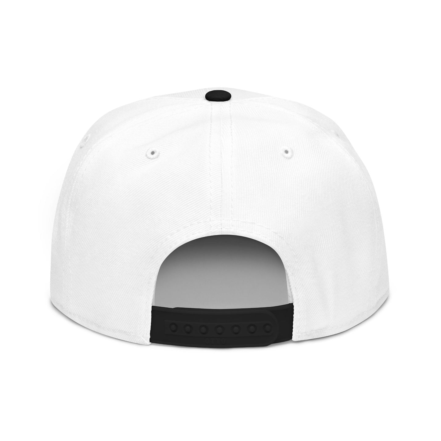 Snapback Hat - Skull Rose Gothic Old School Embroidery Design
