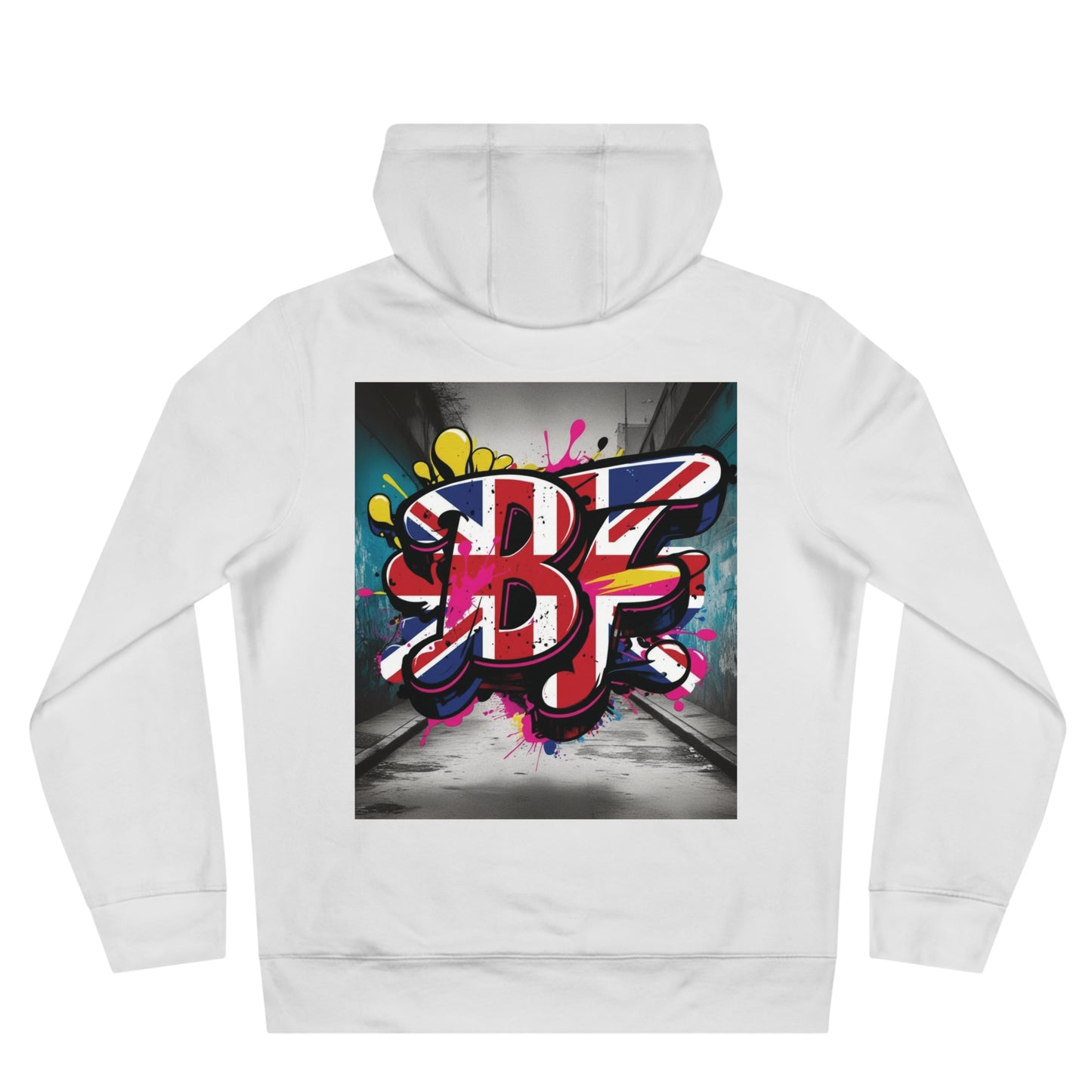 Vibrant Street Art Hooded Sweatshirt, Unisex Trendy Hoodie for Teens, Cool Graffiti Style, Stylish Casual Wear, Perfect Gift for Art Lovers