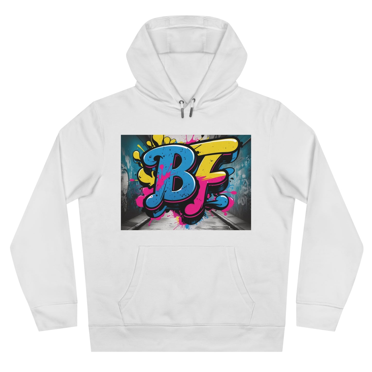 Vibrant Street Art Hooded Sweatshirt, Unisex Trendy Hoodie for Teens, Cool Graffiti Style, Stylish Casual Wear, Perfect Gift for Art Lovers