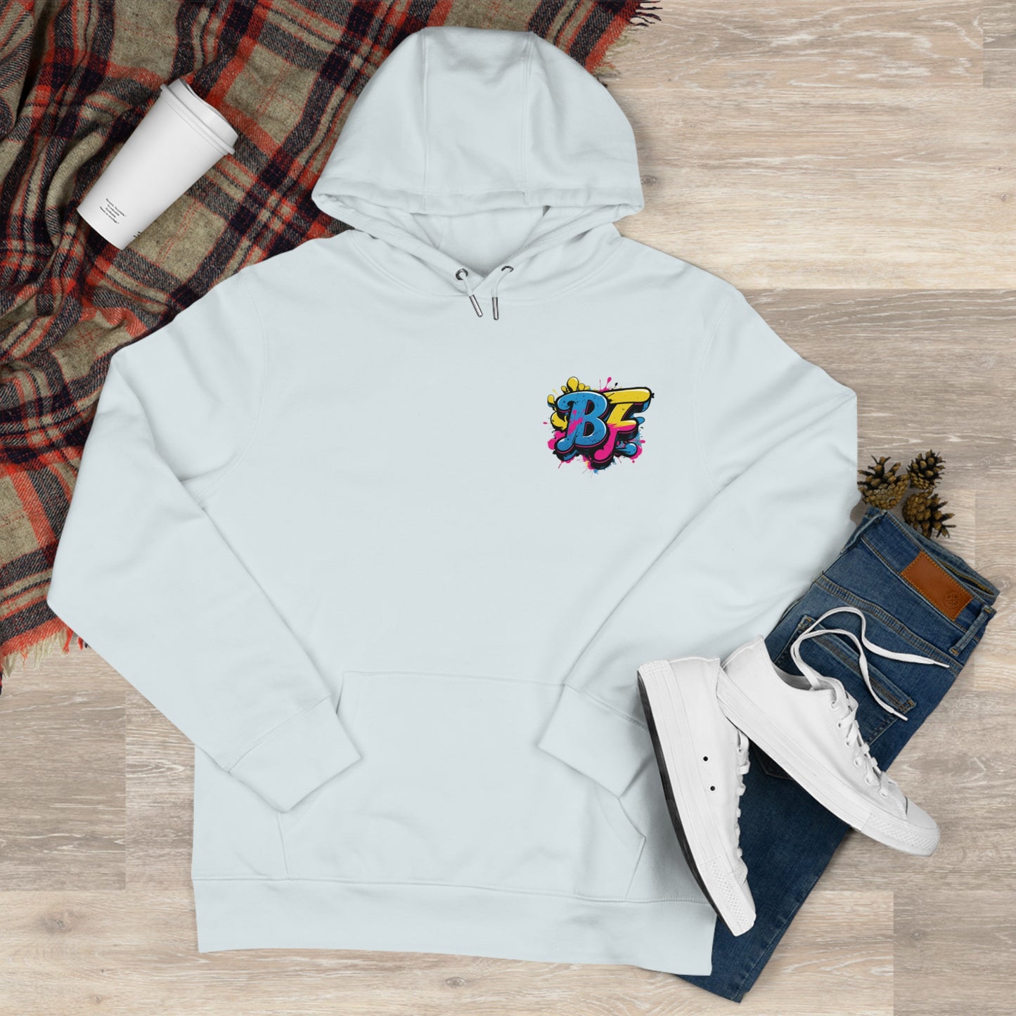 Vibrant Street Art Hooded Sweatshirt, Unisex Trendy Hoodie for Teens, Cool Graffiti Style, Stylish Casual Wear, Perfect Gift for Art Lovers