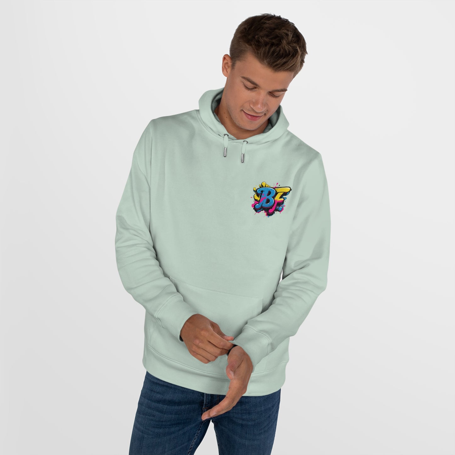 Vibrant Street Art Hooded Sweatshirt, Unisex Trendy Hoodie for Teens, Cool Graffiti Style, Stylish Casual Wear, Perfect Gift for Art Lovers