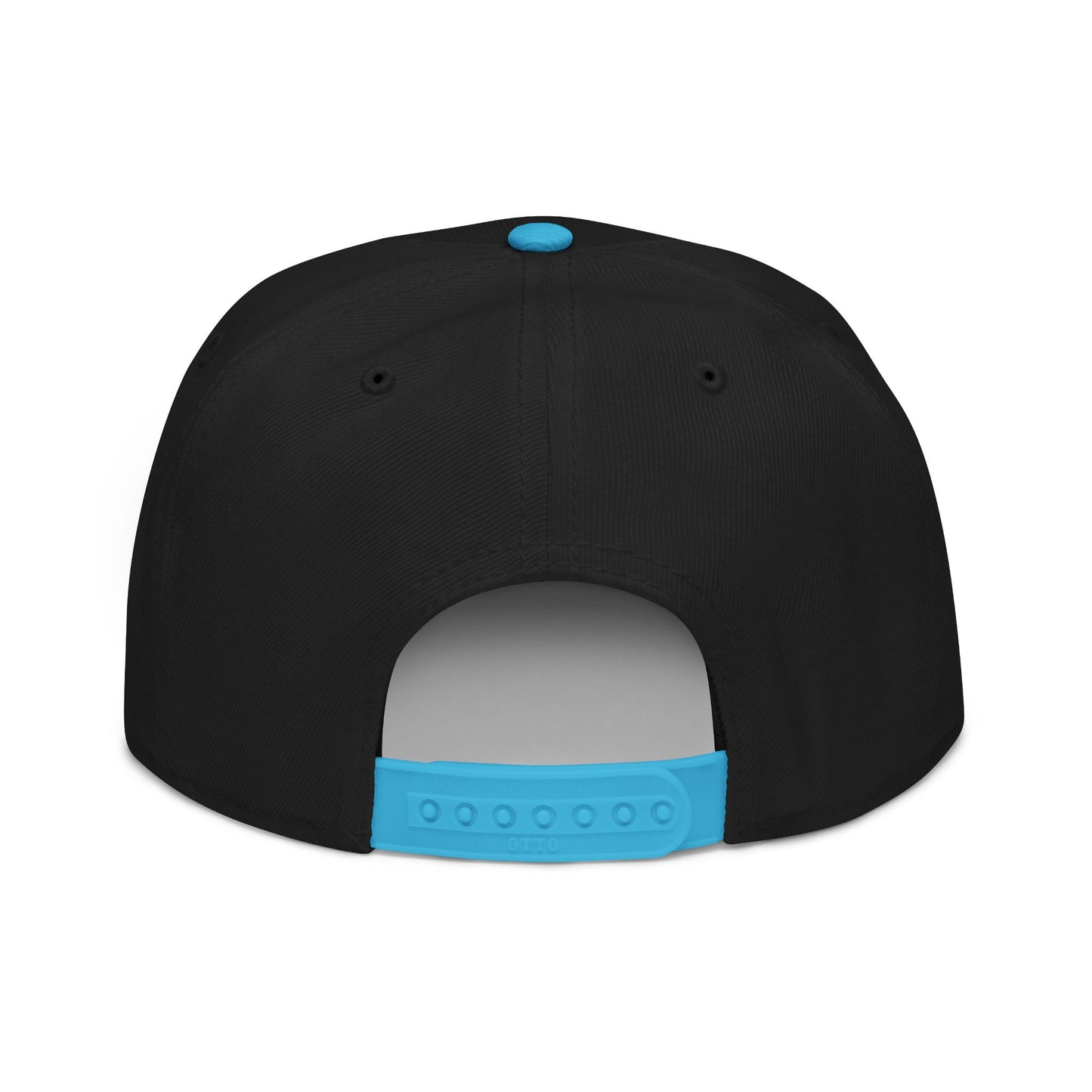 Snapback Hat - Skull Rose Gothic Old School Embroidery Design