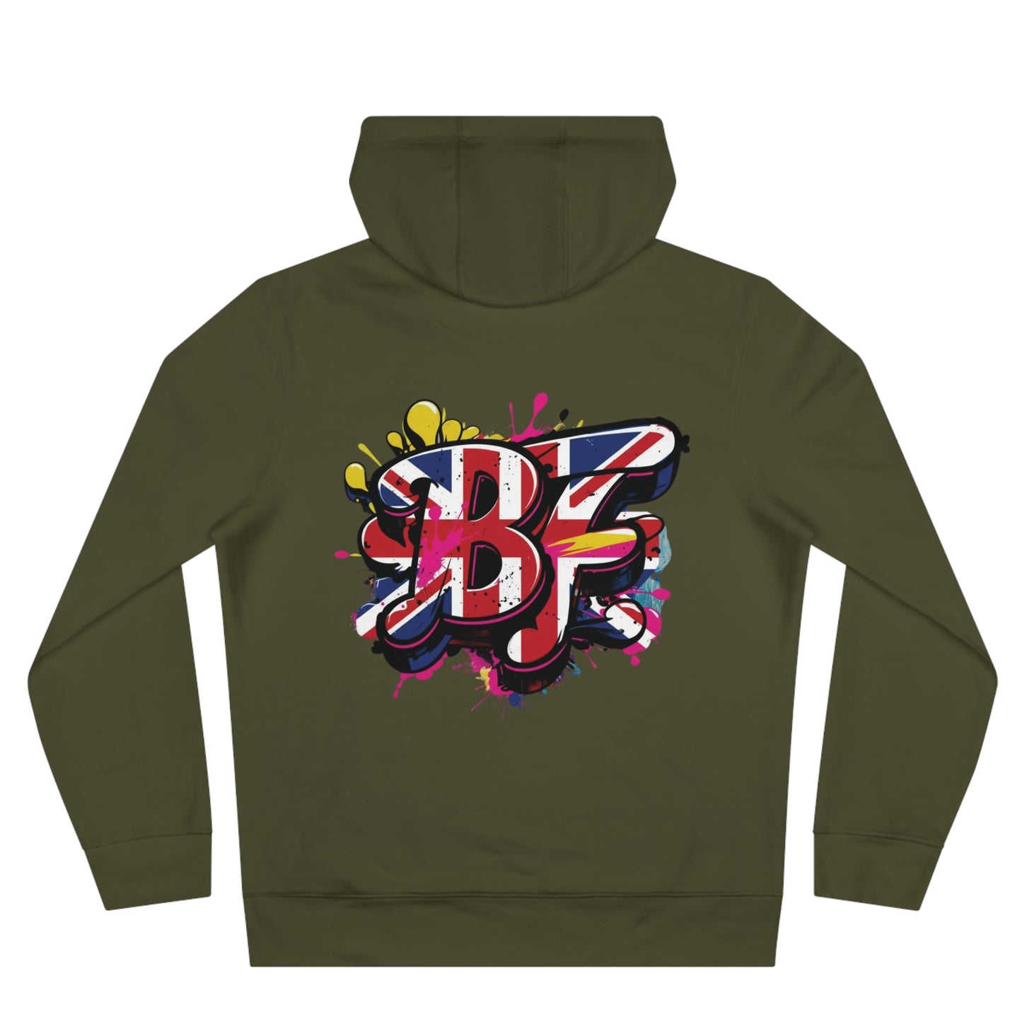 Vibrant Street Art Hooded Sweatshirt, Unisex Trendy Hoodie for Teens, Cool Graffiti Style, Stylish Casual Wear, Perfect Gift for Art Lovers
