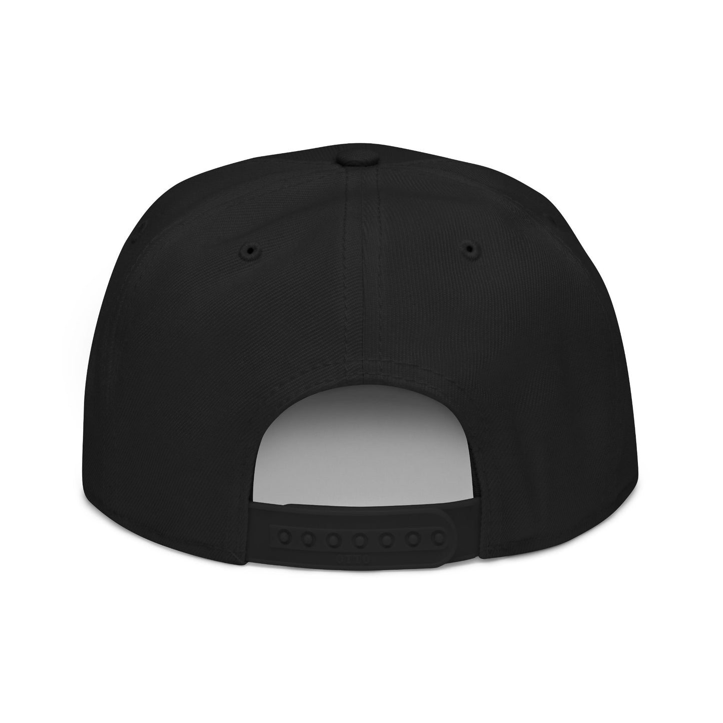 Snapback Hat - Skull Rose Gothic Old School Embroidery Design