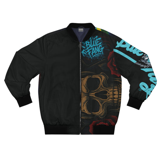 Vibrant Men's Bomber Jacket, Rainbow Graphic Jacket, Trendy Casual Wear, Street Style Apparel, Unisex Fashion Outerwear