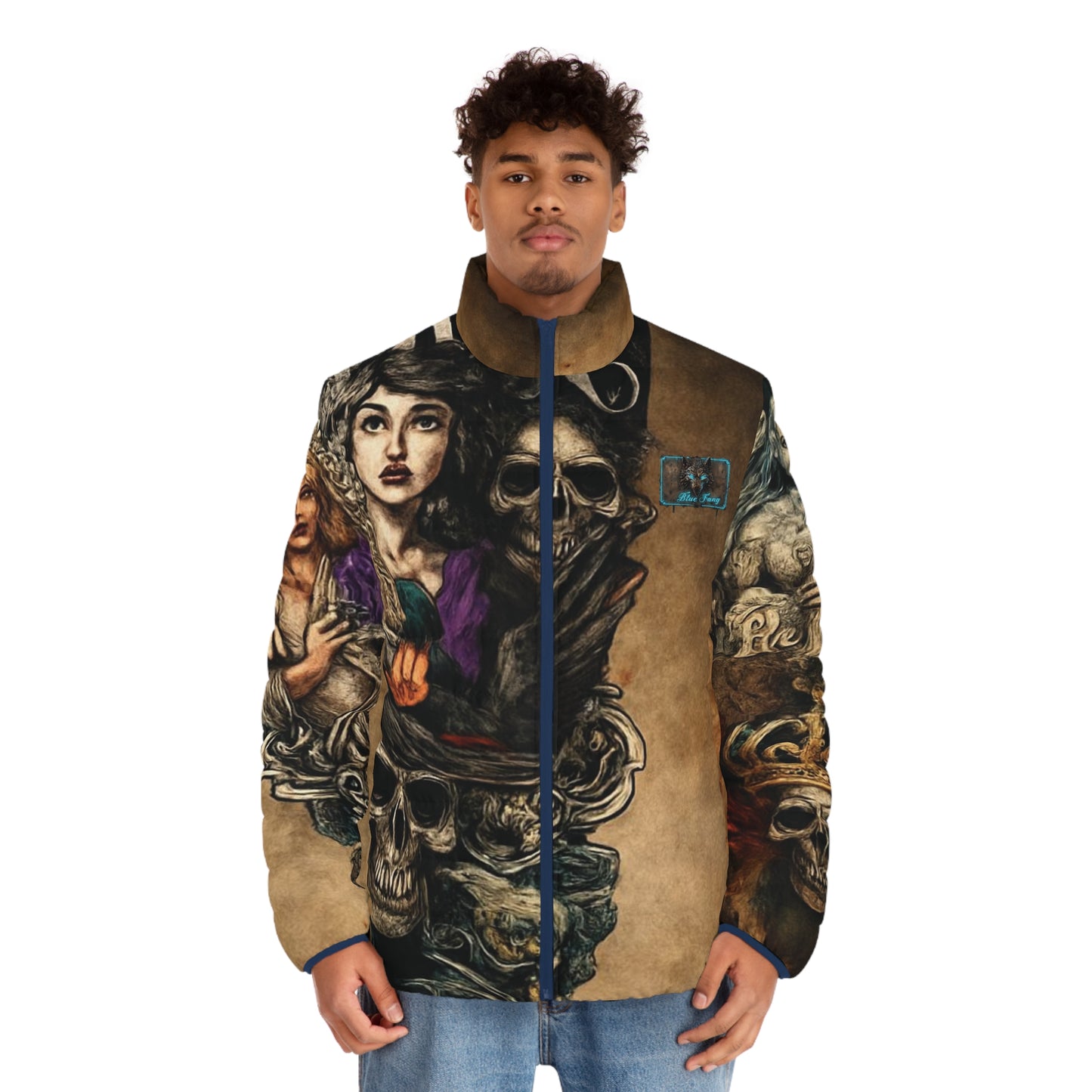Men's Puffer Jacket (AOP)