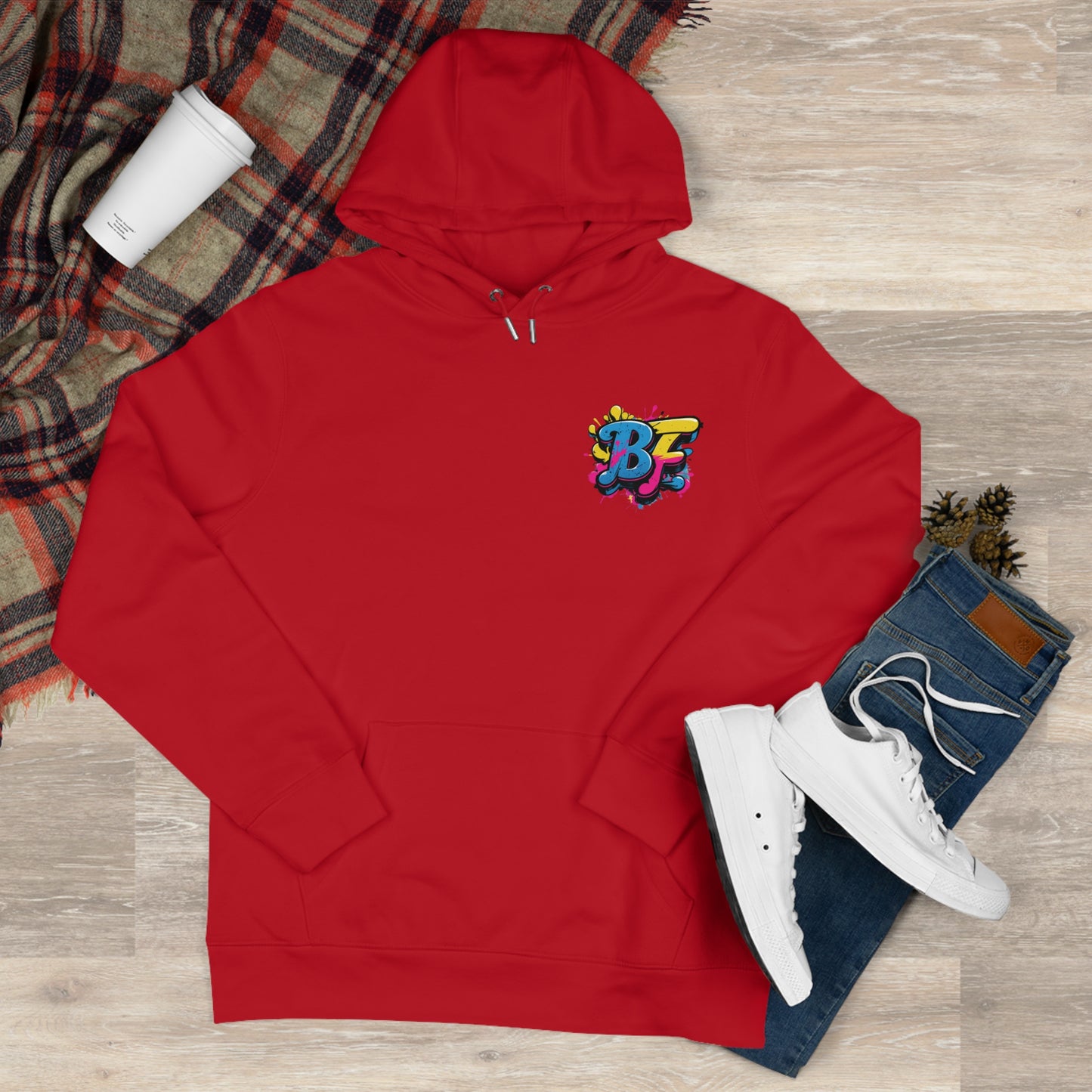 Vibrant Street Art Hooded Sweatshirt, Unisex Trendy Hoodie for Teens, Cool Graffiti Style, Stylish Casual Wear, Perfect Gift for Art Lovers