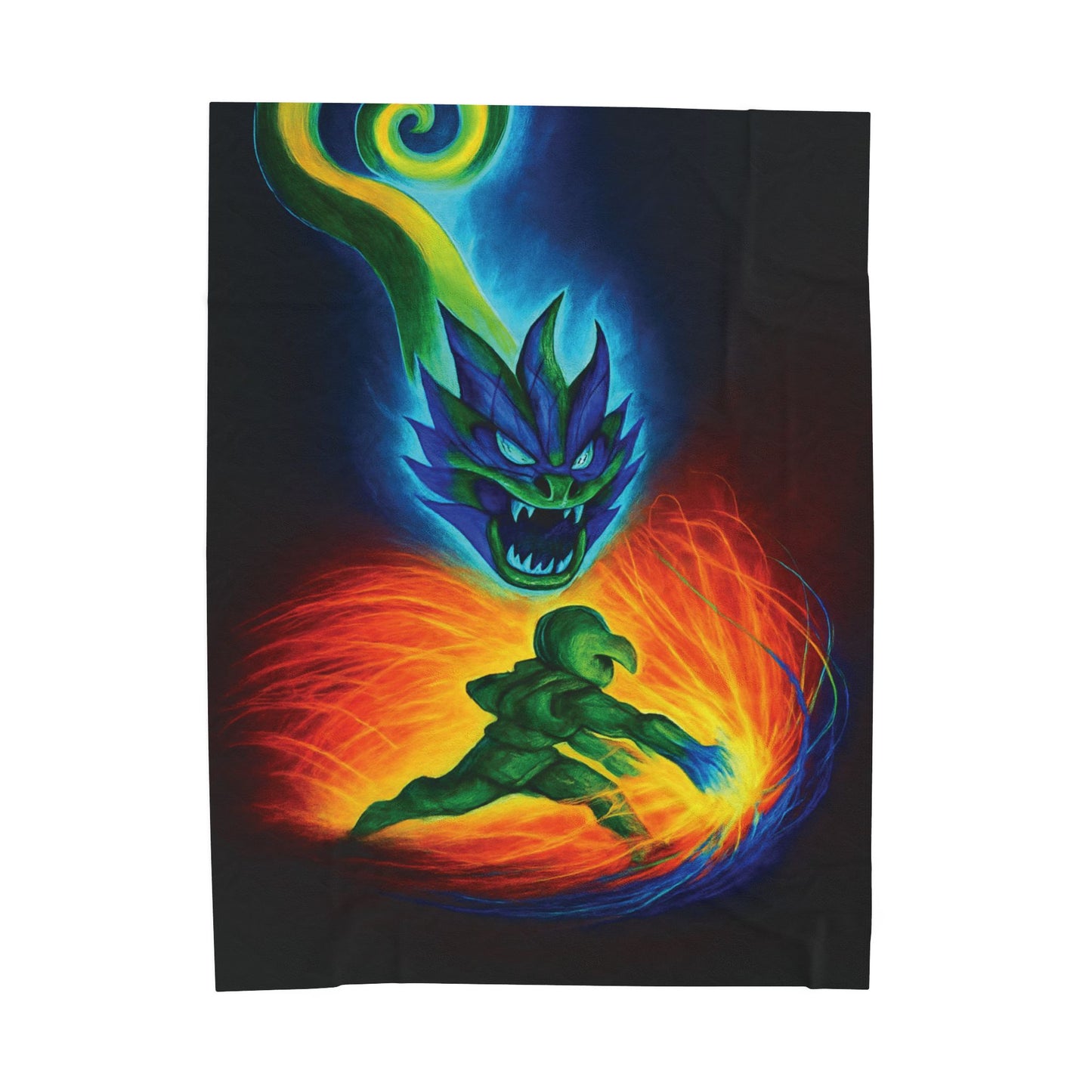 Colorful Velveteen Plush Blanket, Cozy Throw for Gamers, Ideal for Movie Nights, Gift for Birthdays or Holidays, Bedroom Decor