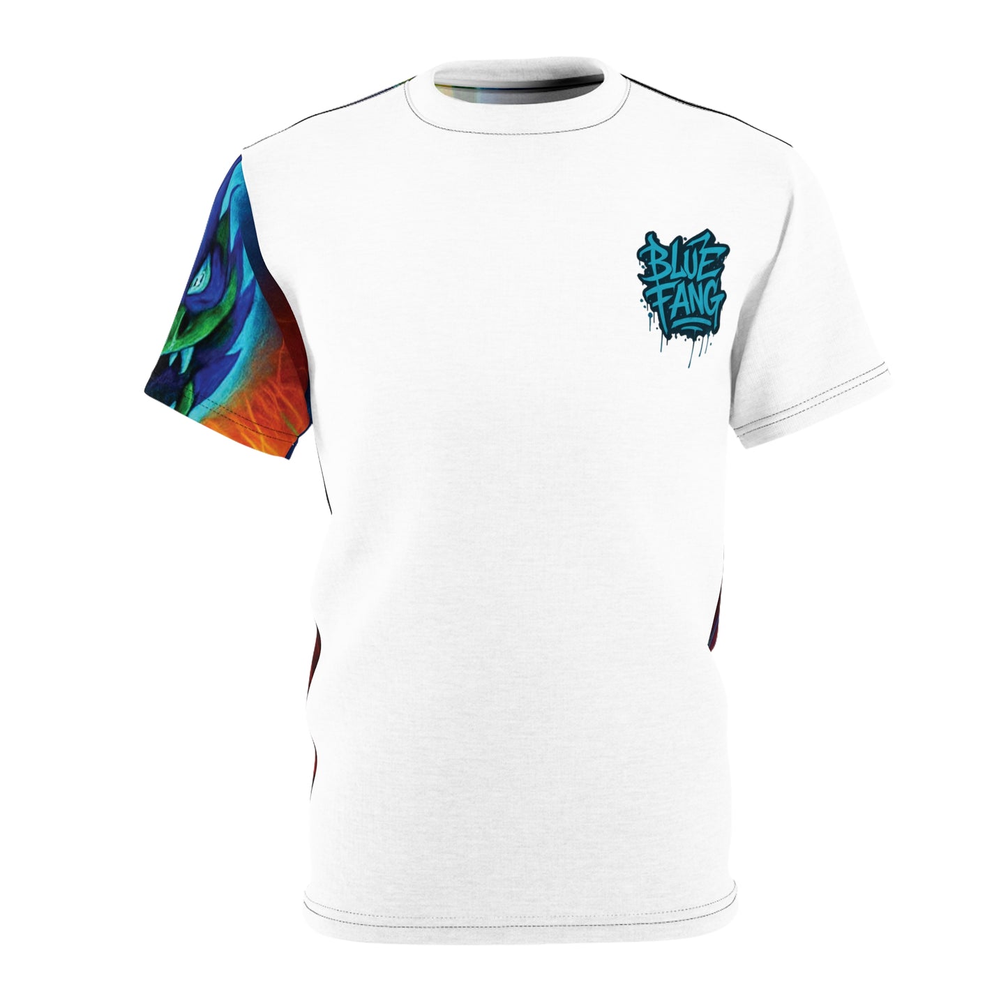 Blue Fang Dragon Street Wear Design