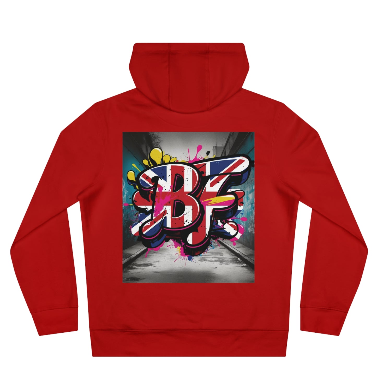 Vibrant Street Art Hooded Sweatshirt, Unisex Trendy Hoodie for Teens, Cool Graffiti Style, Stylish Casual Wear, Perfect Gift for Art Lovers