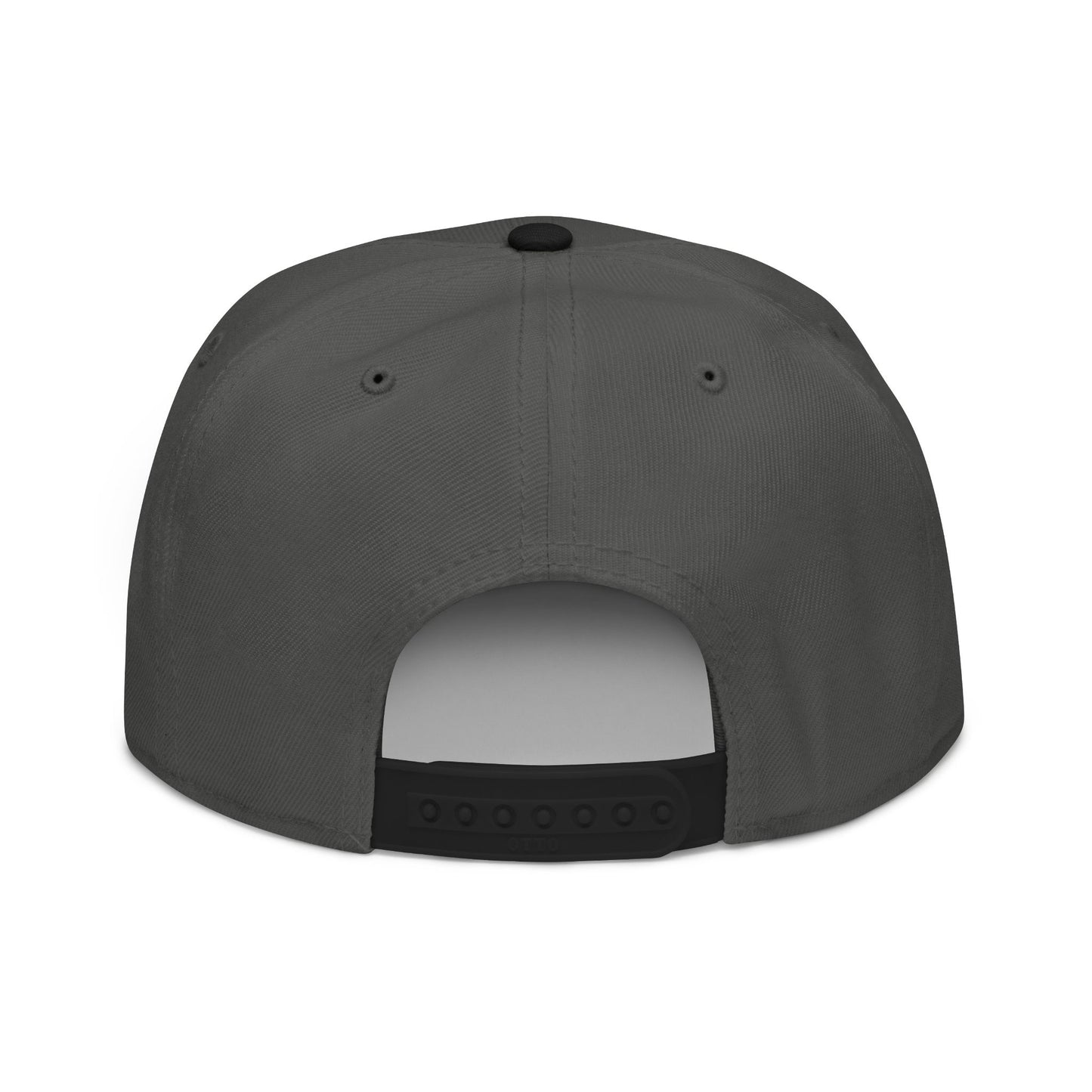 Snapback Hat - Skull Rose Gothic Old School Embroidery Design