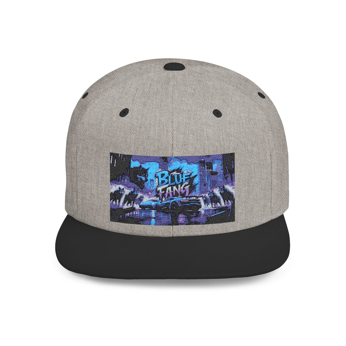 Retro-Inspired Flat Bill Snapback Cap, Hip-Hop Style Hat, Streetwear Accessory, Urban Fashion, Gift for Trendsetters