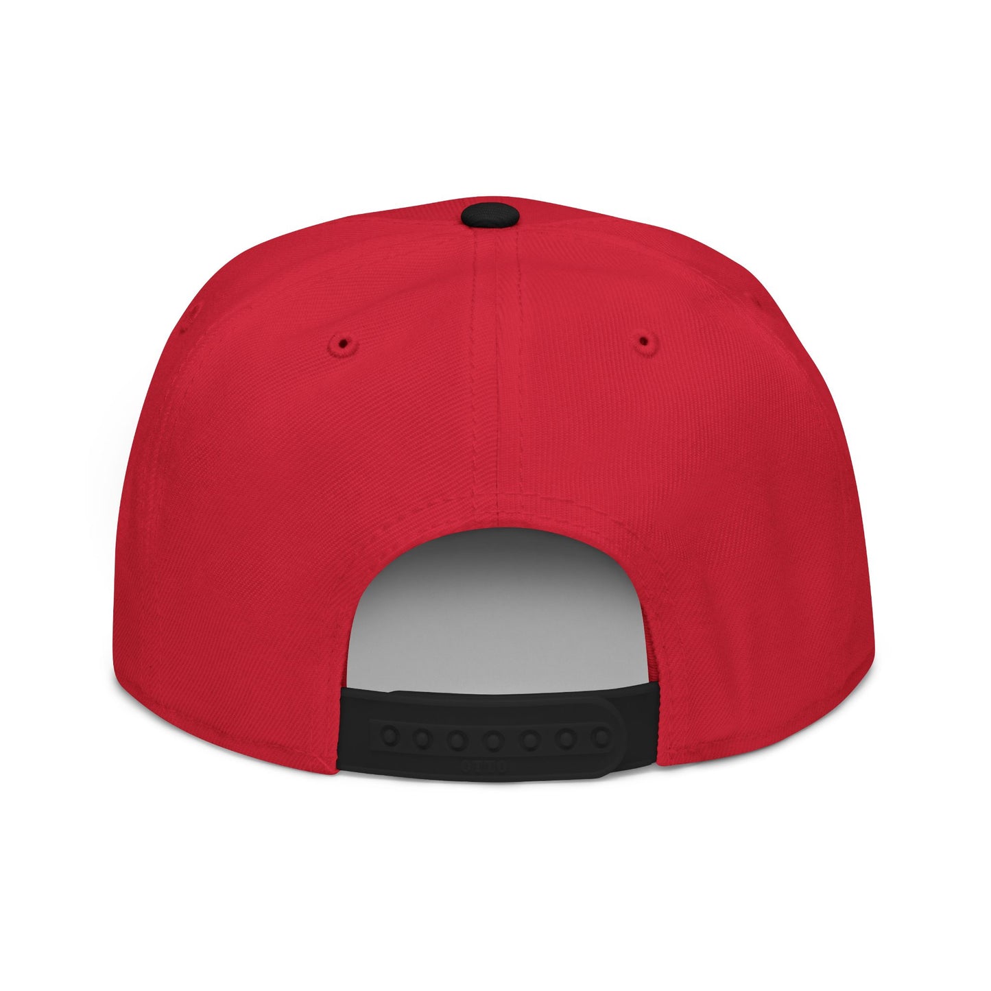 Snapback Hat - Skull Rose Gothic Old School Embroidery Design