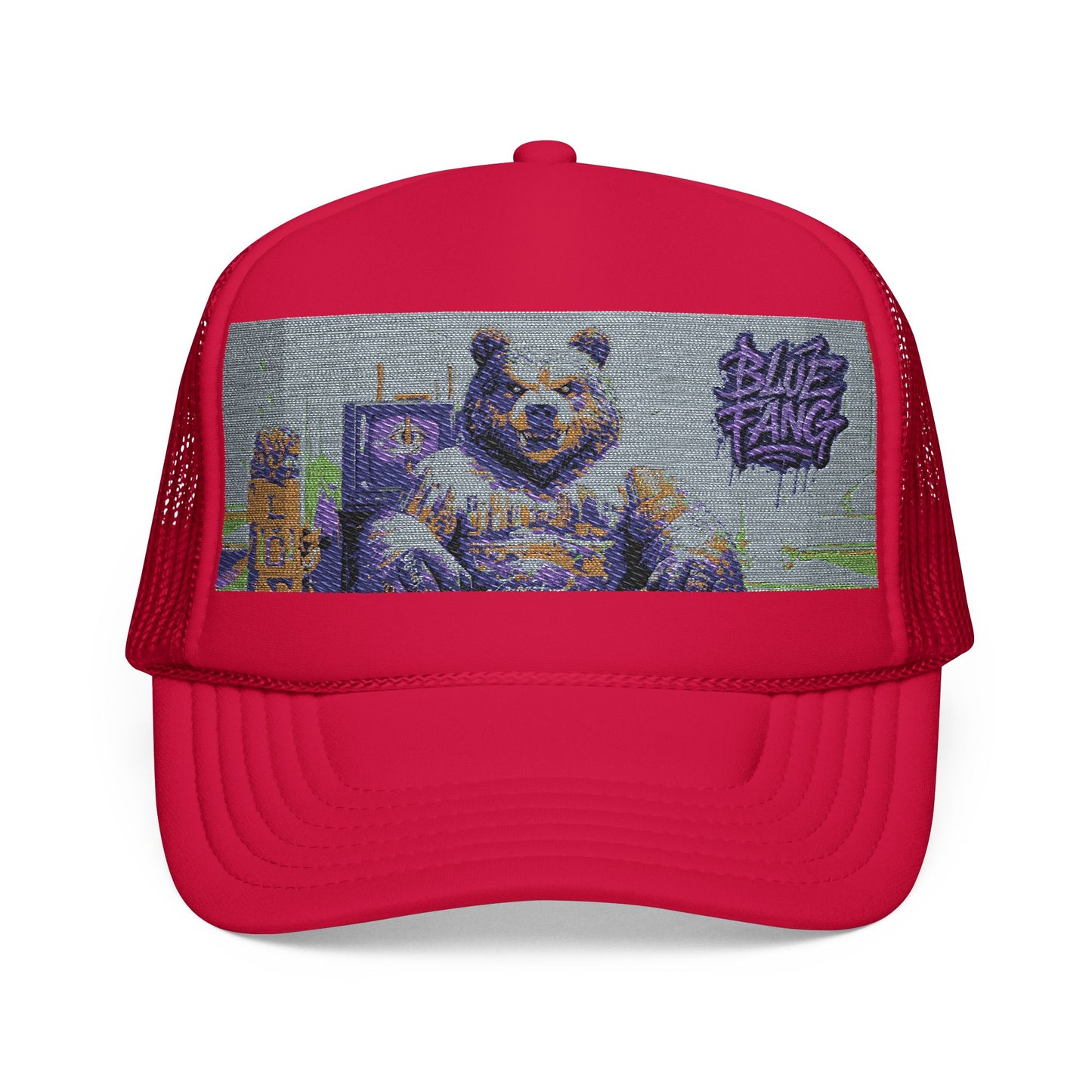 Trucker Hat, Edgy Hat for Festivals, Embroidered Foam Cap, Perfect Gift for Birthday, Halloween & Casual Wear