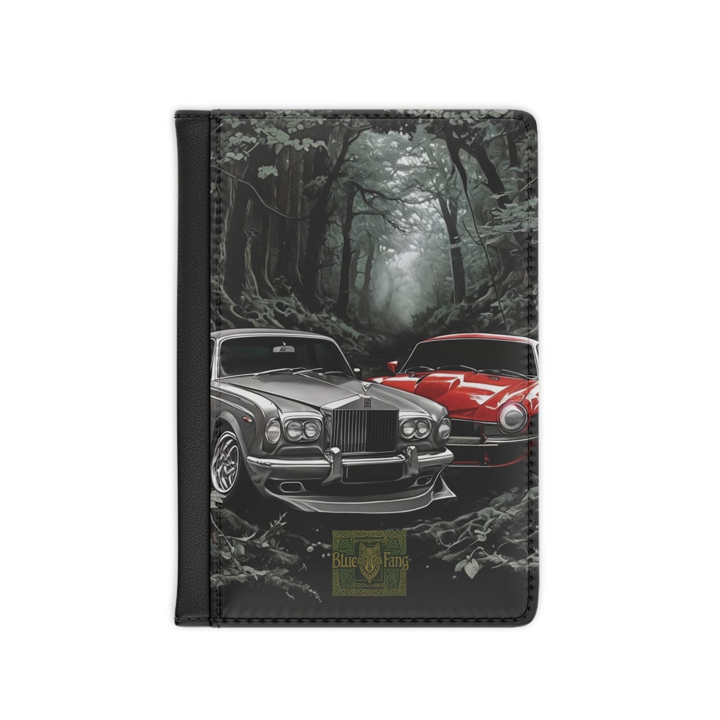 Passport Cover - Classic Car Racing Design