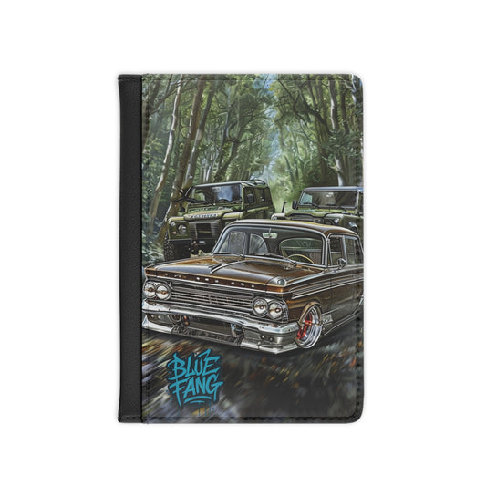Passport Cover - Classic Car Racing Design