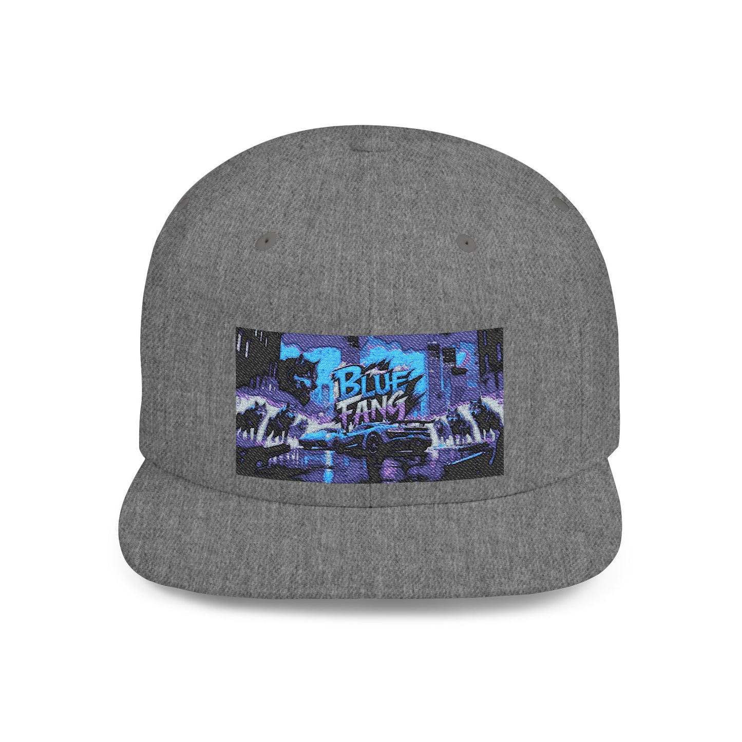 Retro-Inspired Flat Bill Snapback Cap, Hip-Hop Style Hat, Streetwear Accessory, Urban Fashion, Gift for Trendsetters