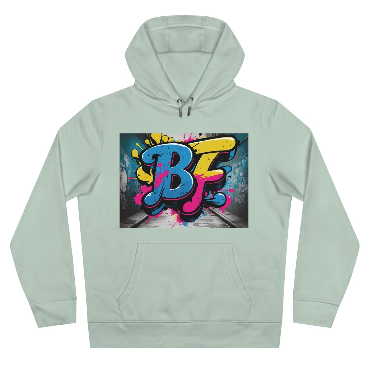 Vibrant Street Art Hooded Sweatshirt, Unisex Trendy Hoodie for Teens, Cool Graffiti Style, Stylish Casual Wear, Perfect Gift for Art Lovers