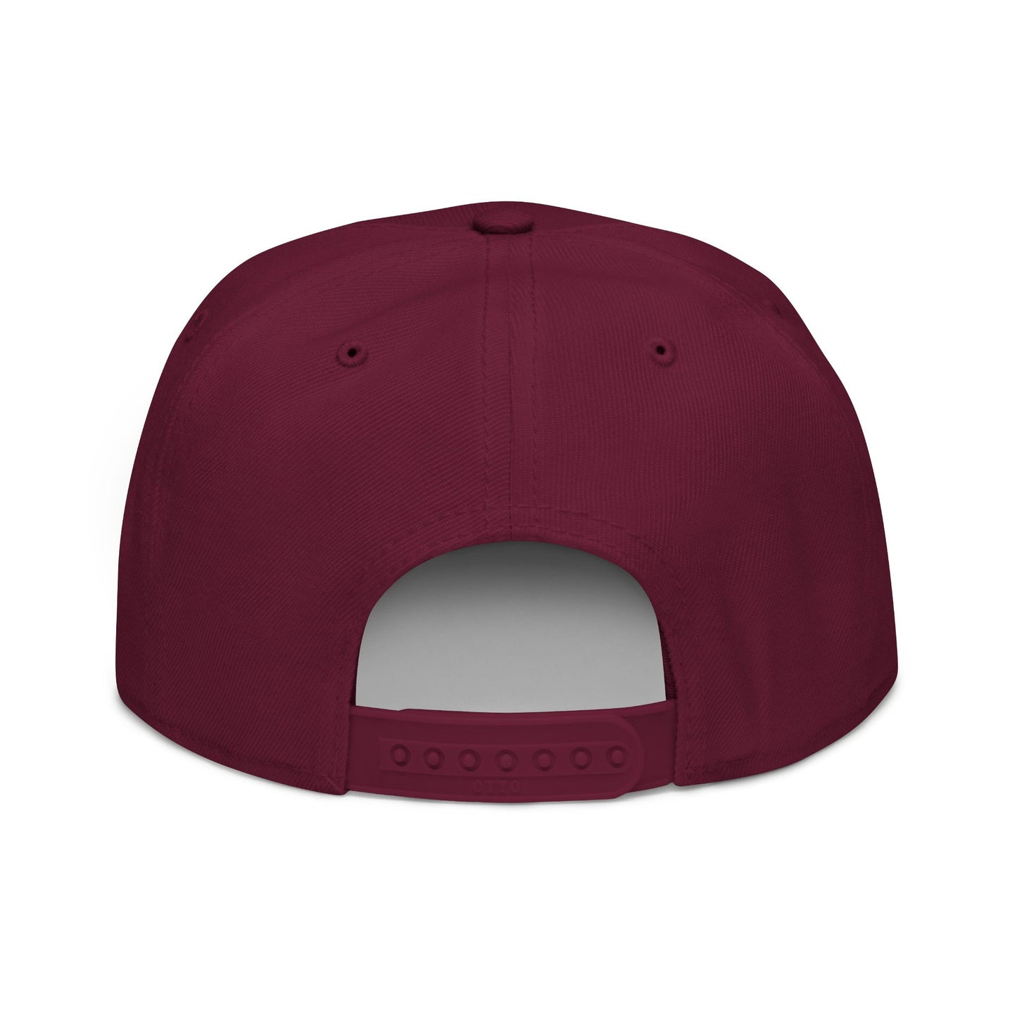 Snapback Hat - Skull Rose Gothic Old School Embroidery Design